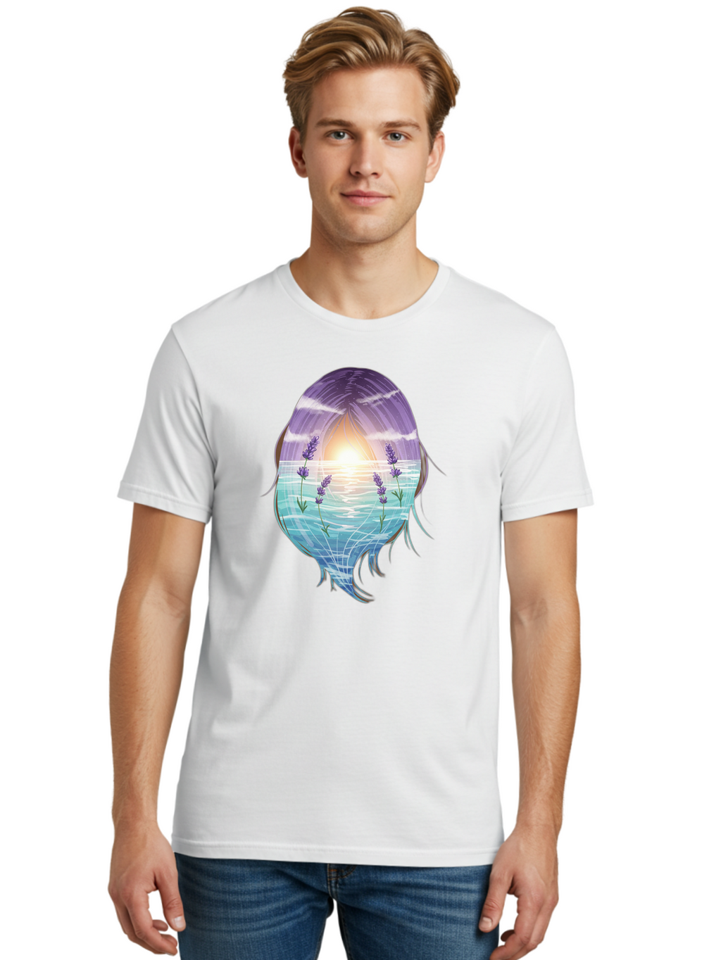 Lavender-Girl Men'S Graphic Tee, 100% Cotton, Comfortable Casual Summer Wear, Machine Washable, Vintage Camera, Old Camera, Antique Camera, Black Camera, Classic Photography, Photography Equipment, Nostalgic Device, Film Camera, Camera Art Bak801