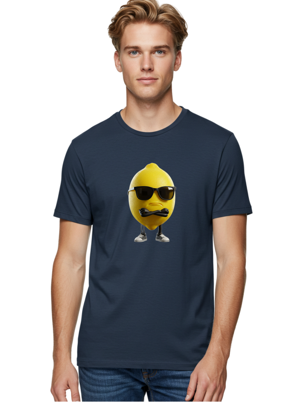 Lemon-Character Men'S Graphic Tee, 100% Cotton, Comfortable Casual Summer Wear, Machine Washable, Vintage Camera, Old Camera, Antique Camera, Black Camera, Classic Photography, Photography Equipment, Nostalgic Device, Film Camera, Camera Art Bak804