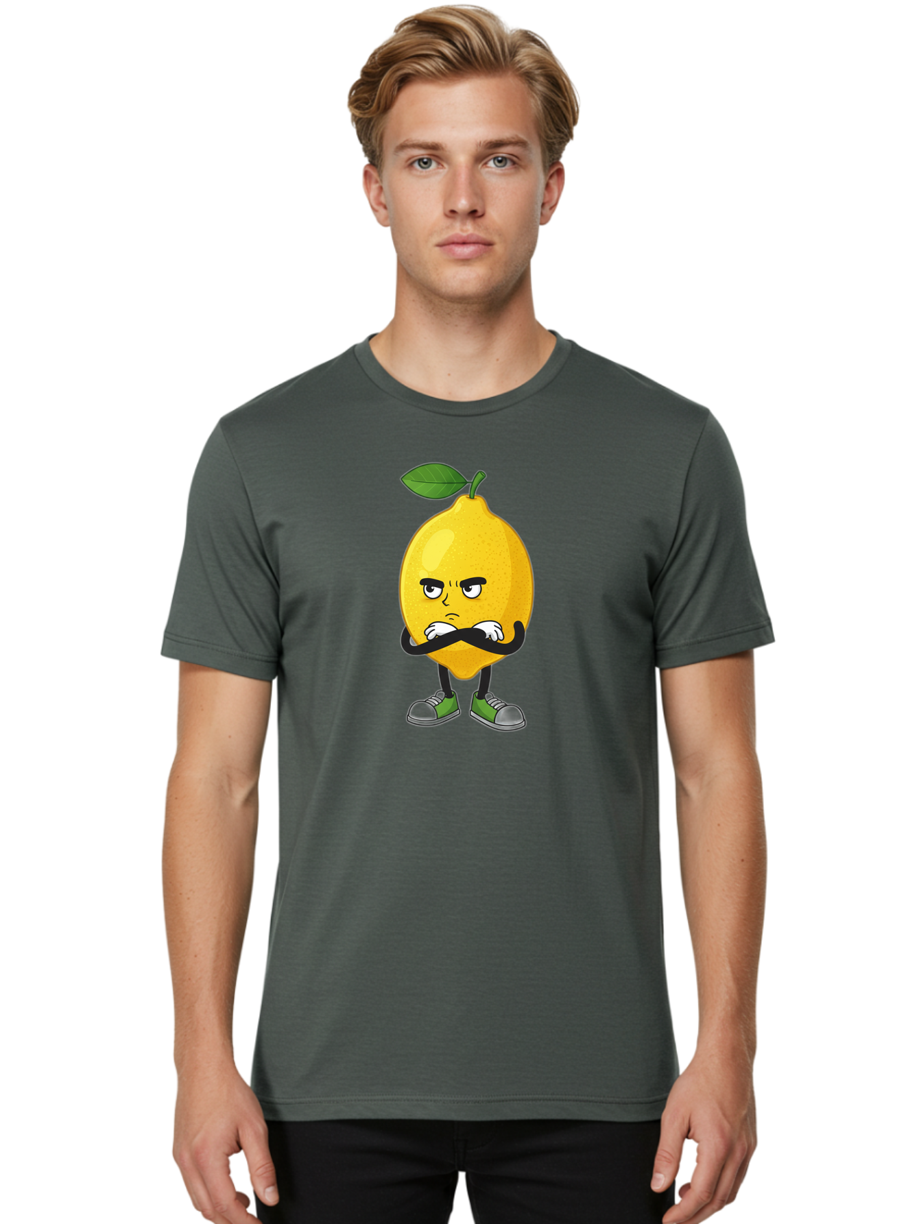Lemon-With-Mustache Men'S Graphic Tee, 100% Cotton, Comfortable Casual Summer Wear, Machine Washable, Vintage Camera, Old Camera, Antique Camera, Black Camera, Classic Photography, Photography Equipment, Nostalgic Device, Film Camera, Bak808