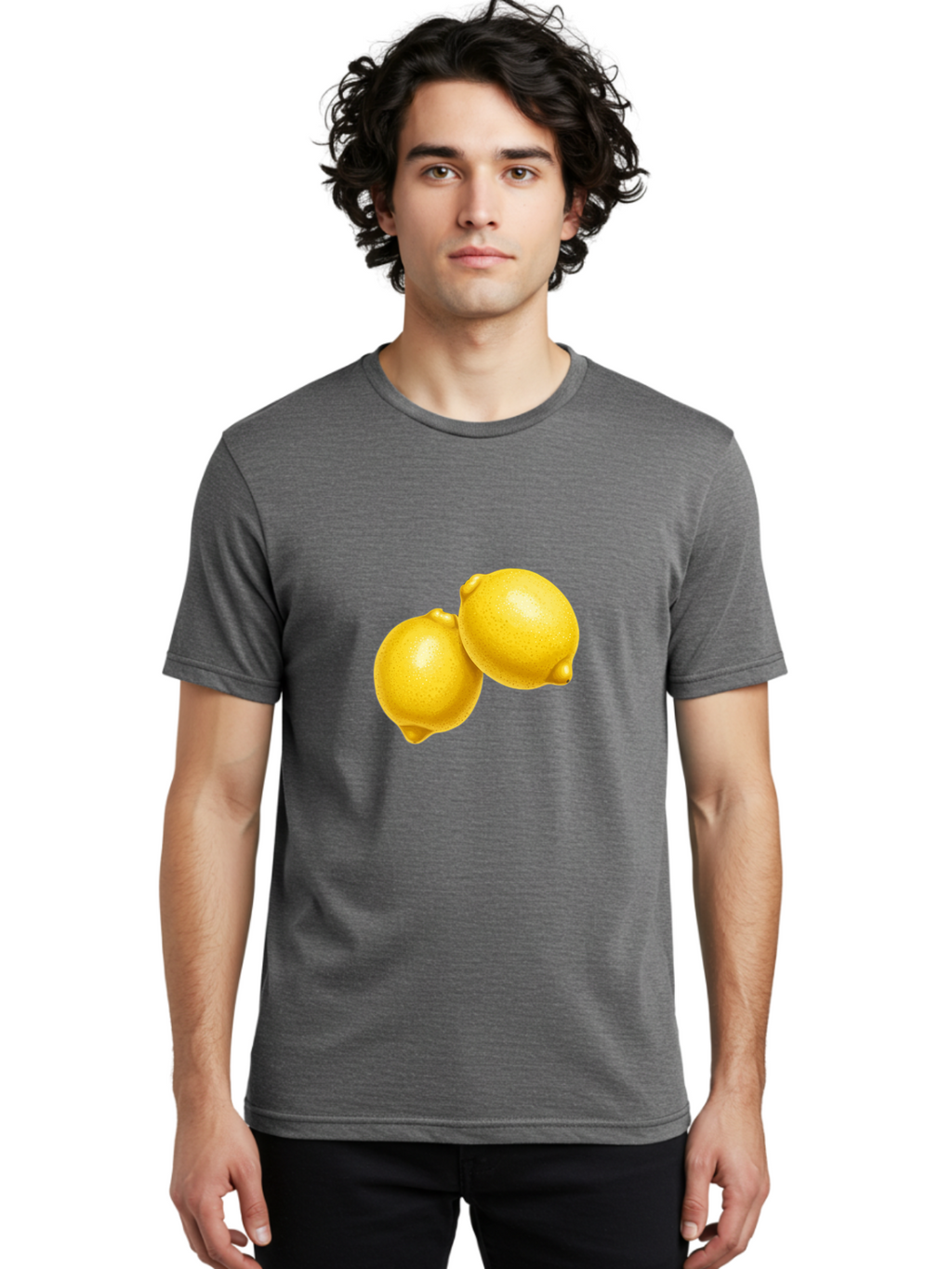 Lemons-1 Men'S Graphic Tee, 100% Cotton, Comfortable Casual Summer Wear, Machine Washable, Vintage Camera, Old Camera, Antique Camera, Black Camera, Classic Photography, Photography Equipment, Nostalgic Device, Film Camera, Camera Art Bak810