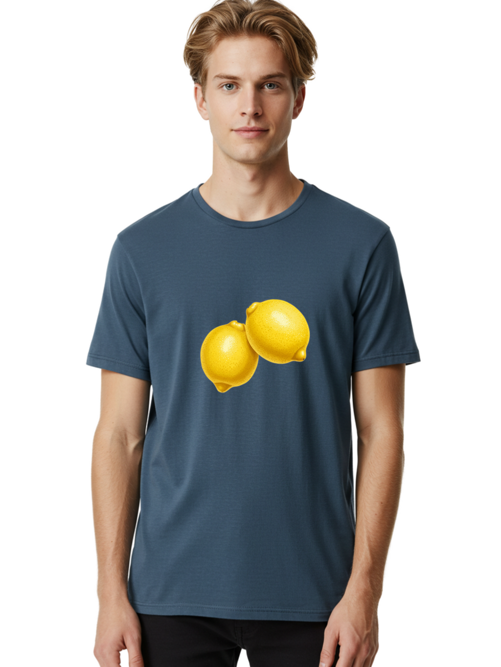 Lemons-1 Men'S Graphic Tee, 100% Cotton, Comfortable Casual Summer Wear, Machine Washable, Vintage Camera, Old Camera, Antique Camera, Black Camera, Classic Photography, Photography Equipment, Nostalgic Device, Film Camera, Camera Art Bak810