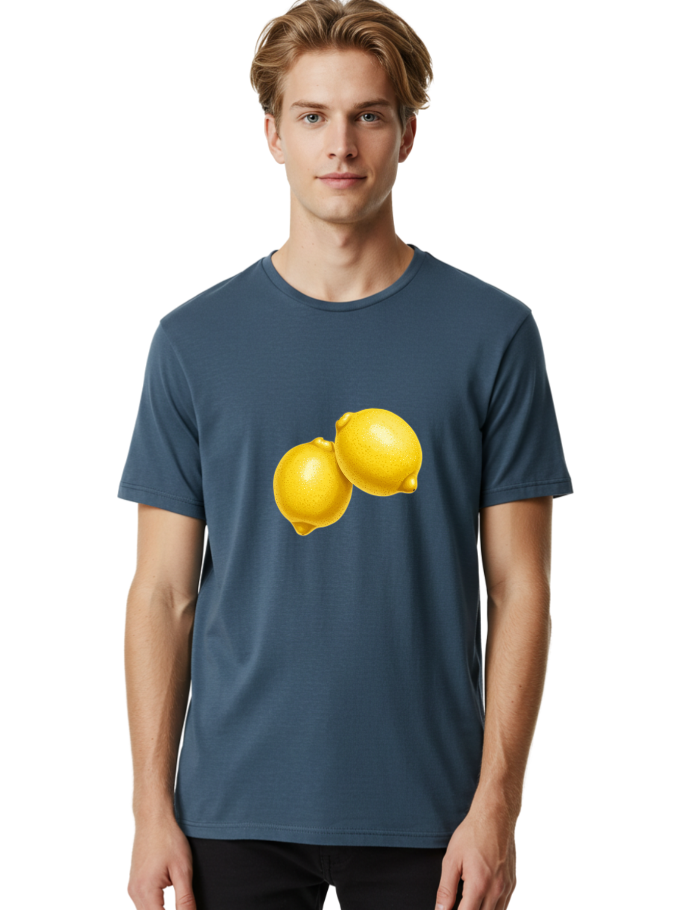 Lemons-1 Men'S Graphic Tee, 100% Cotton, Comfortable Casual Summer Wear, Machine Washable, Vintage Camera, Old Camera, Antique Camera, Black Camera, Classic Photography, Photography Equipment, Nostalgic Device, Film Camera, Camera Art Bak810