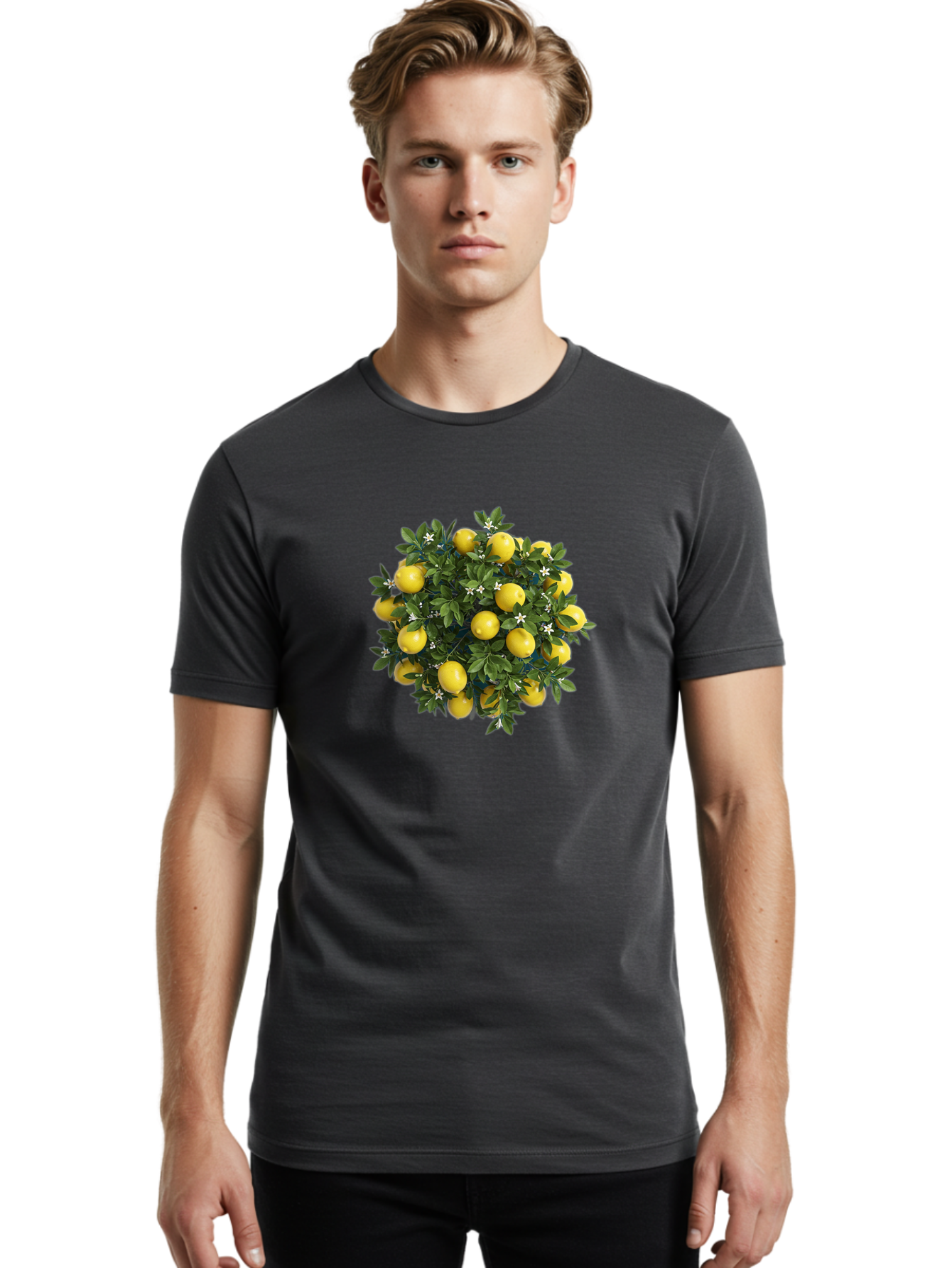 Lemons Men'S Graphic Tee, 100% Cotton, Comfortable Casual Summer Wear, Machine Washable, Vintage Camera, Old Camera, Antique Camera, Black Camera, Classic Photography, Photography Equipment, Nostalgic Device, Film Camera, Camera Art Bak811