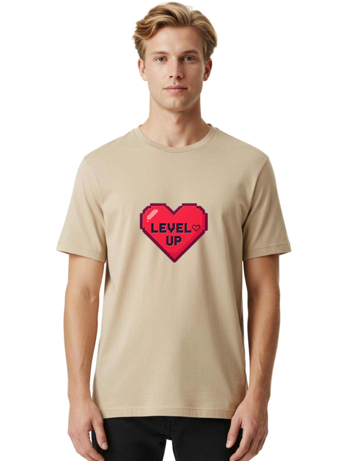 Level-Up-1 Men'S Graphic Tee, 100% Cotton, Comfortable Casual Summer Wear, Machine Washable, Vintage Camera, Old Camera, Antique Camera, Black Camera, Classic Photography, Photography Equipment, Nostalgic Device, Film Camera, Camera Art Bak812