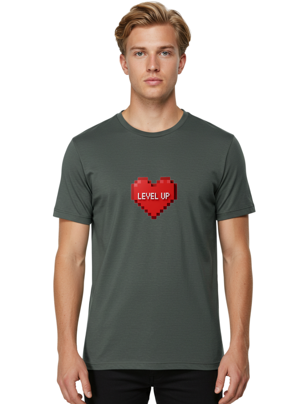 Level-Up-3 Men'S Graphic Tee, 100% Cotton, Comfortable Casual Summer Wear, Machine Washable, Vintage Camera, Old Camera, Antique Camera, Black Camera, Classic Photography, Photography Equipment, Nostalgic Device, Film Camera, Camera Art Bak814