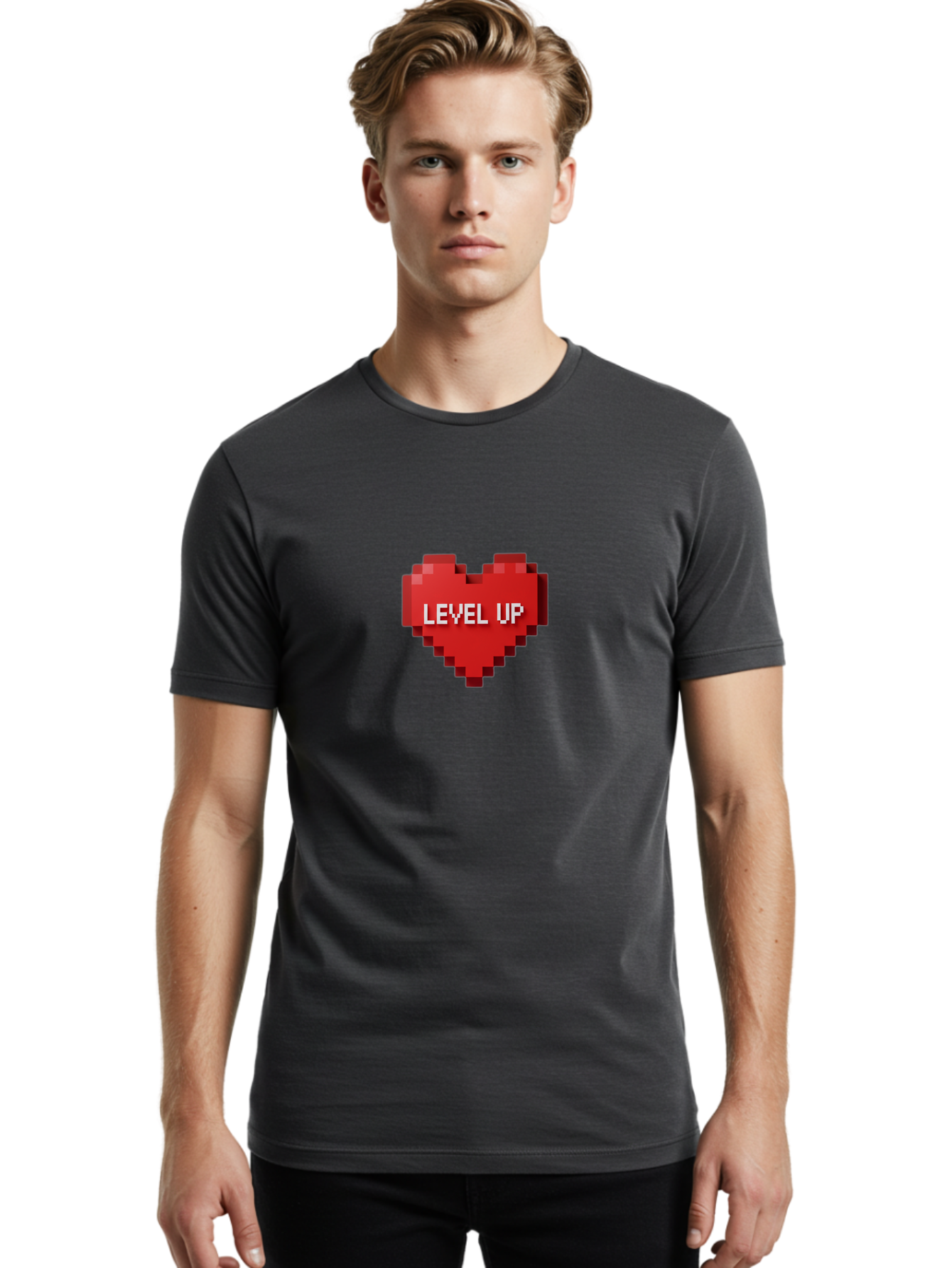 Level-Up-3 Men'S Graphic Tee, 100% Cotton, Comfortable Casual Summer Wear, Machine Washable, Vintage Camera, Old Camera, Antique Camera, Black Camera, Classic Photography, Photography Equipment, Nostalgic Device, Film Camera, Camera Art Bak814
