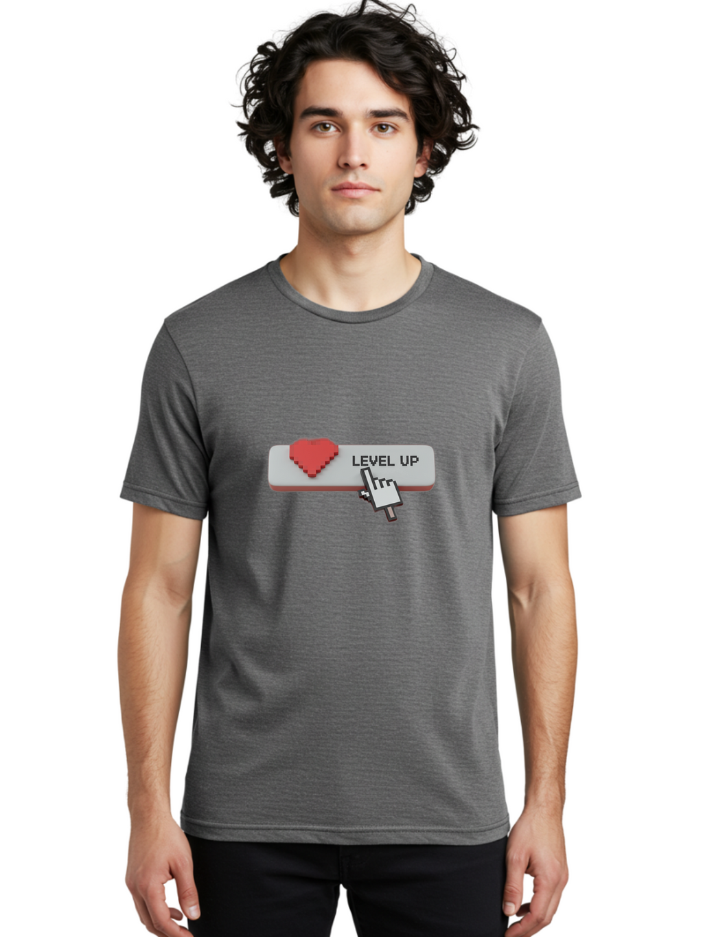 Level-Up-4 Men'S Graphic Tee, 100% Cotton, Comfortable Casual Summer Wear, Machine Washable, Vintage Camera, Old Camera, Antique Camera, Black Camera, Classic Photography, Photography Equipment, Nostalgic Device, Film Camera, Camera Art Bak815