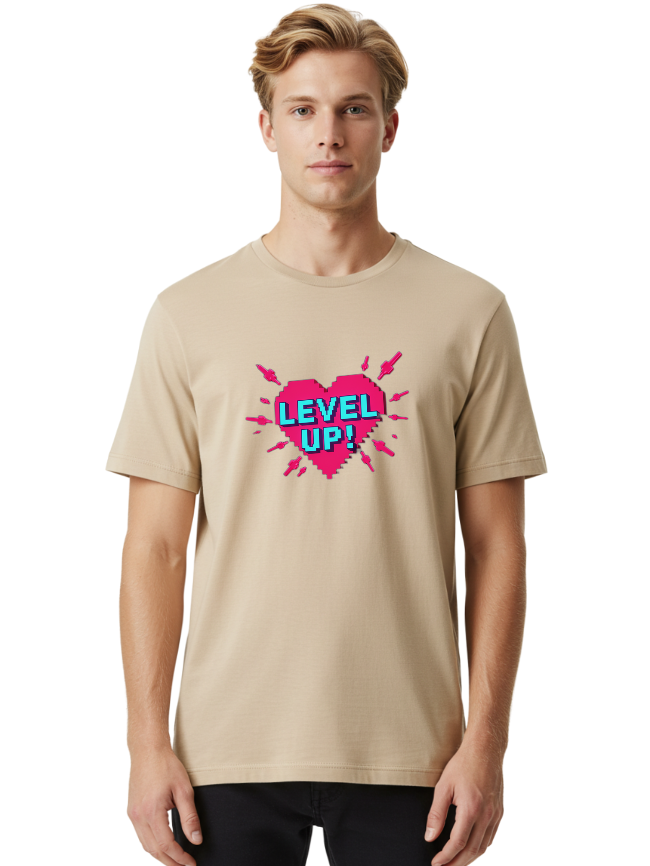 Level-Up Men'S Graphic Tee, 100% Cotton, Comfortable Casual Summer Wear, Machine Washable, Vintage Camera, Old Camera, Antique Camera, Black Camera, Classic Photography, Photography Equipment, Nostalgic Device, Film Camera, Camera Art Bak818