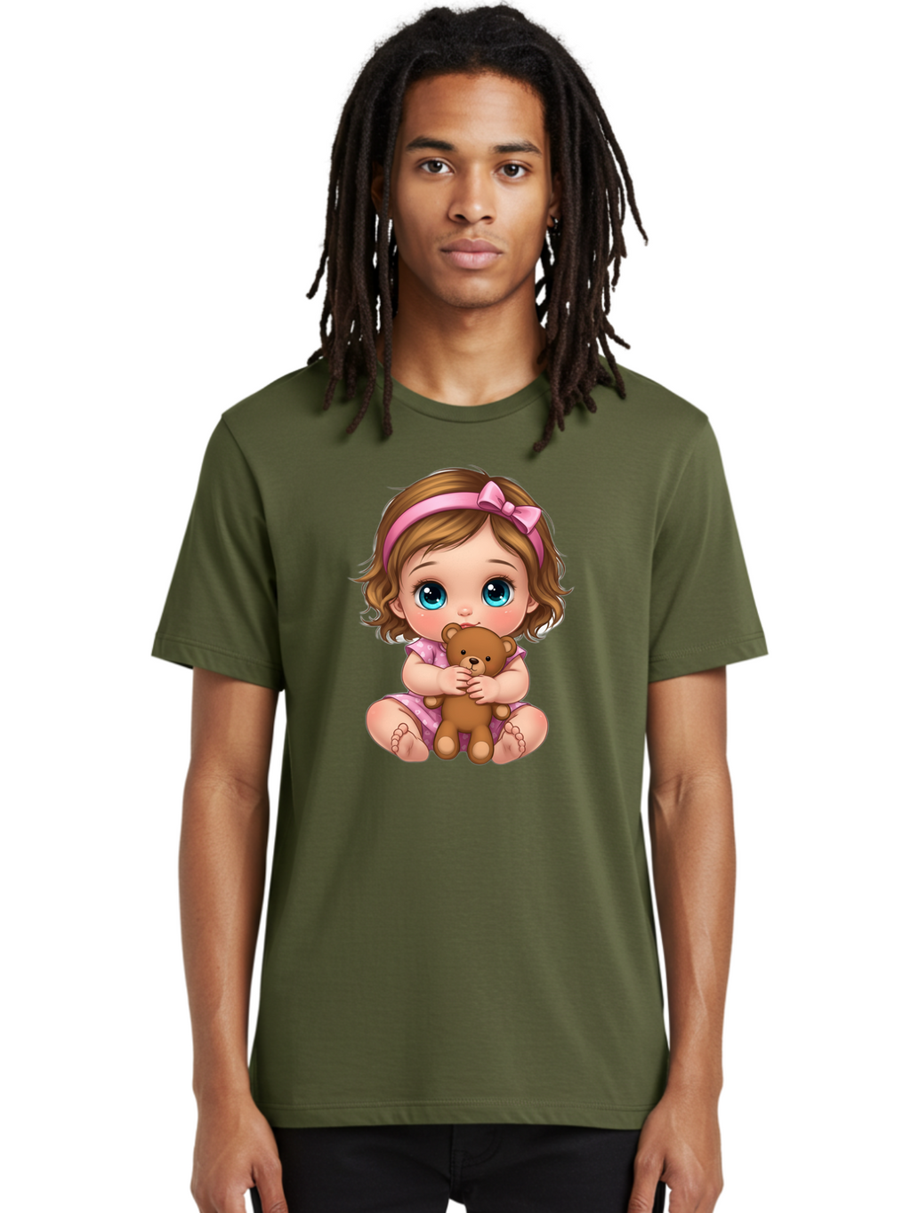 Little-Girl-With-Teddy Men'S Graphic Tee, 100% Cotton, Comfortable Casual Summer Wear, Machine Washable, Vintage Camera, Old Camera, Antique Camera, Black Camera, Classic Photography, Photography Equipment, Nostalgic Device, Film Camera, Bak827