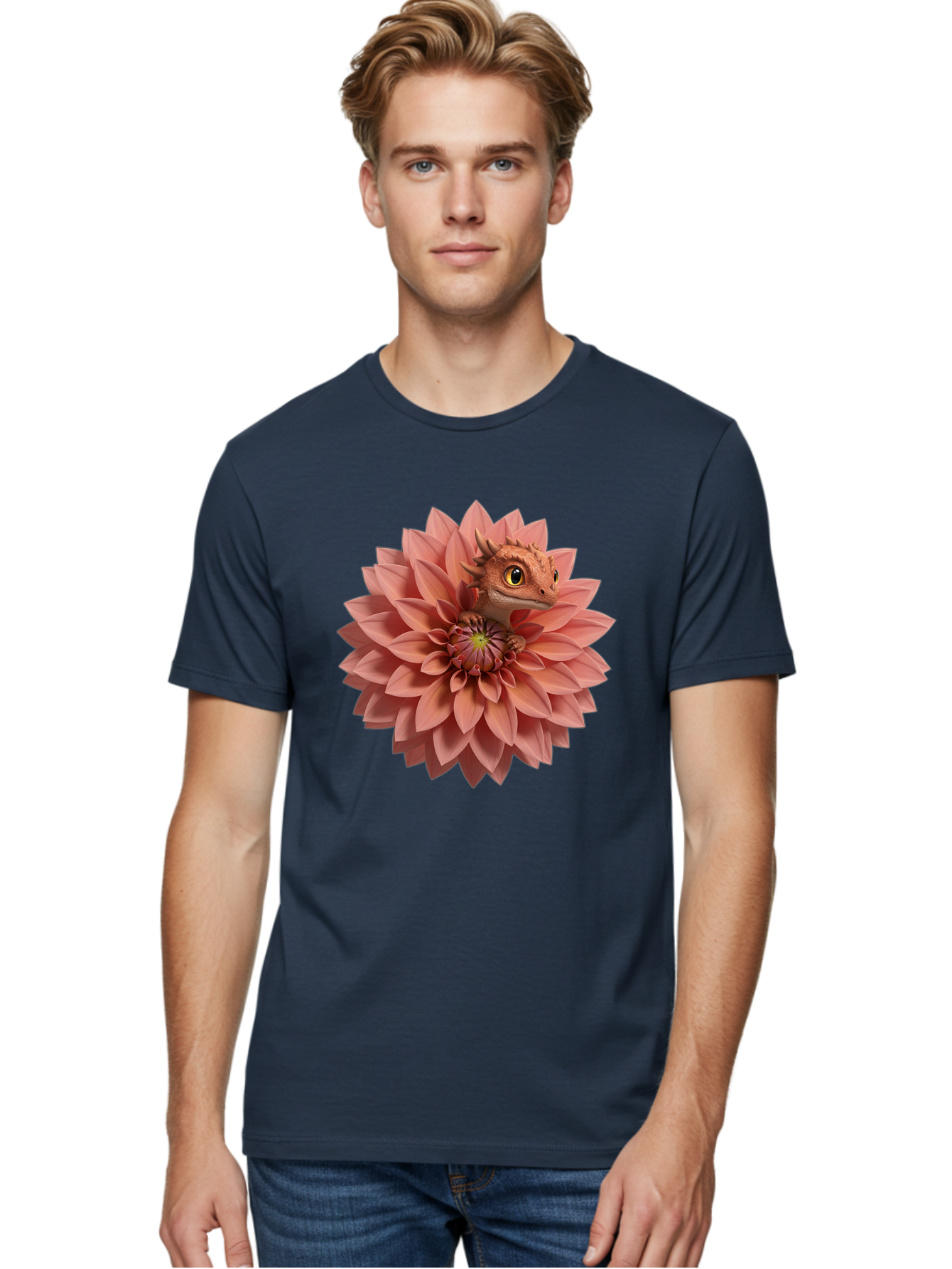 Lizard-In-Dahlia Men'S Graphic Tee, 100% Cotton, Comfortable Casual Summer Wear, Machine Washable, Vintage Camera, Old Camera, Antique Camera, Black Camera, Classic Photography, Photography Equipment, Nostalgic Device, Film Camera, Camera Art Bak830