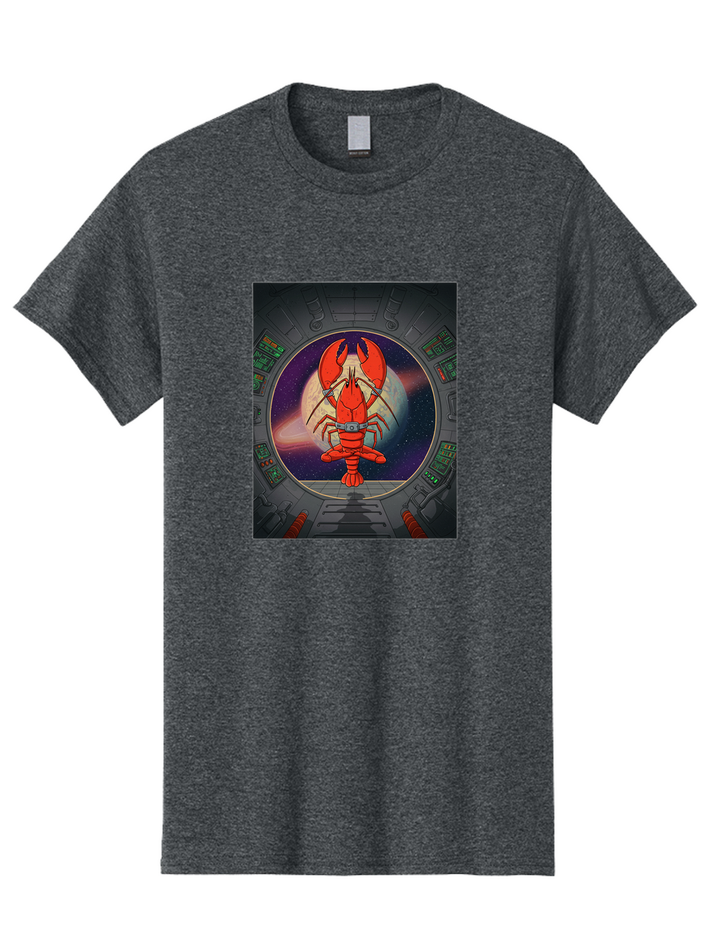 Lobster-In-Space Men'S Graphic Tee, 100% Cotton, Comfortable Casual Summer Wear, Machine Washable, Vintage Camera, Old Camera, Antique Camera, Black Camera, Classic Photography, Photography Equipment, Nostalgic Device, Film Camera, Camera Art Bak832
