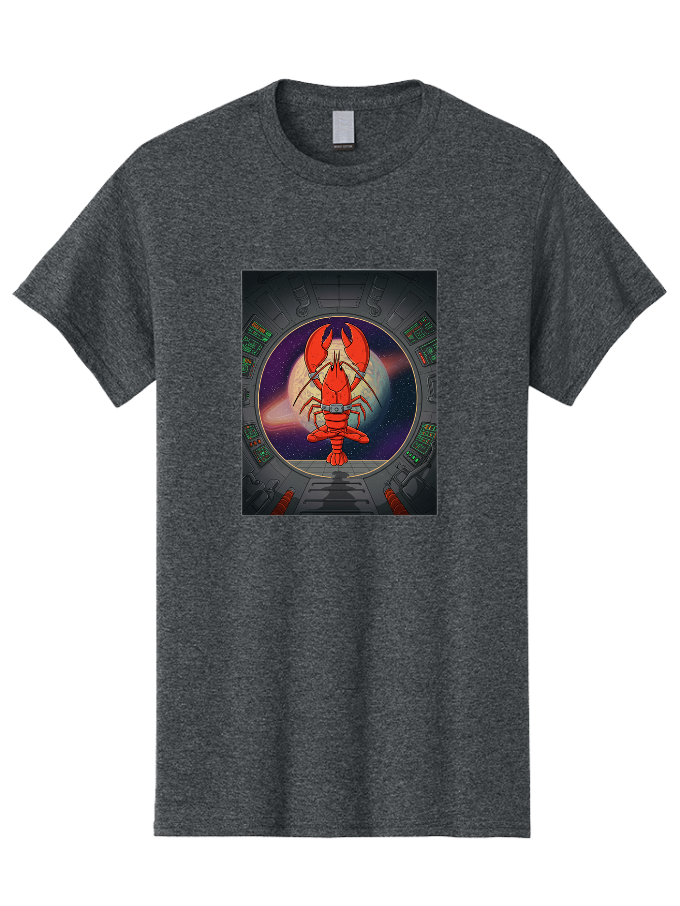 Lobster-In-Space Men'S Graphic Tee, 100% Cotton, Comfortable Casual Summer Wear, Machine Washable, Vintage Camera, Old Camera, Antique Camera, Black Camera, Classic Photography, Photography Equipment, Nostalgic Device, Film Camera, Camera Art Bak832