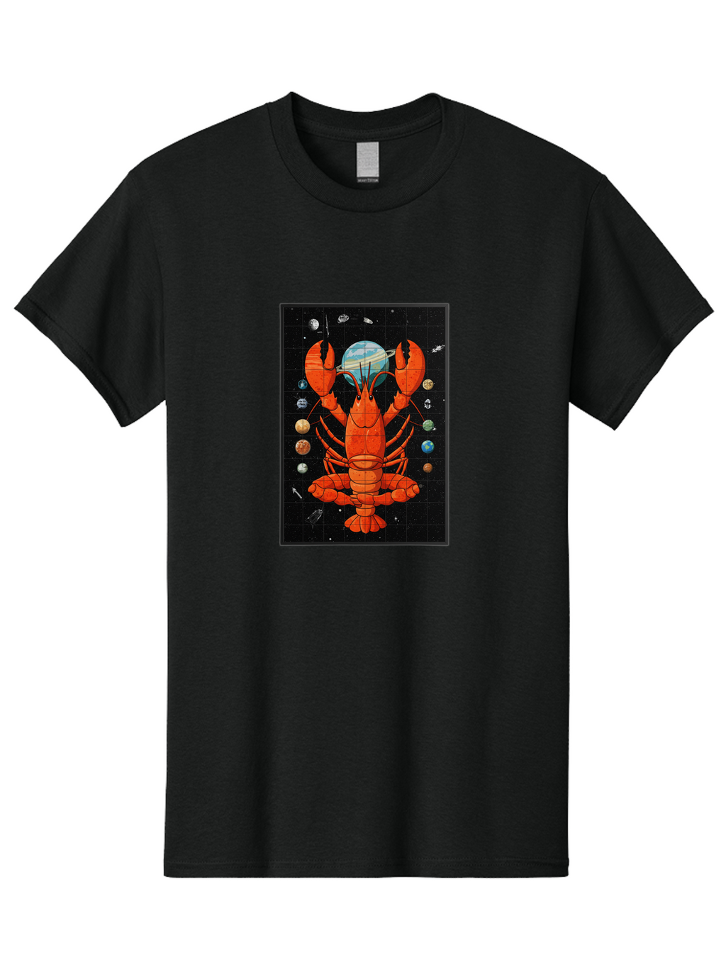 Lobster-Space Men'S Graphic Tee, 100% Cotton, Comfortable Casual Summer Wear, Machine Washable, Vintage Camera, Old Camera, Antique Camera, Black Camera, Classic Photography, Photography Equipment, Nostalgic Device, Film Camera, Camera Art Bak833