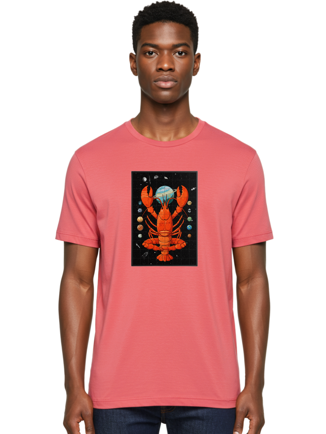 Lobster-Space Men'S Graphic Tee, 100% Cotton, Comfortable Casual Summer Wear, Machine Washable, Vintage Camera, Old Camera, Antique Camera, Black Camera, Classic Photography, Photography Equipment, Nostalgic Device, Film Camera, Camera Art Bak833