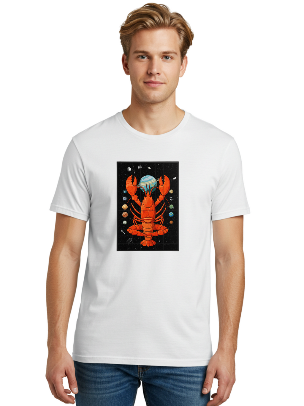 Lobster-Space Men'S Graphic Tee, 100% Cotton, Comfortable Casual Summer Wear, Machine Washable, Vintage Camera, Old Camera, Antique Camera, Black Camera, Classic Photography, Photography Equipment, Nostalgic Device, Film Camera, Camera Art Bak833