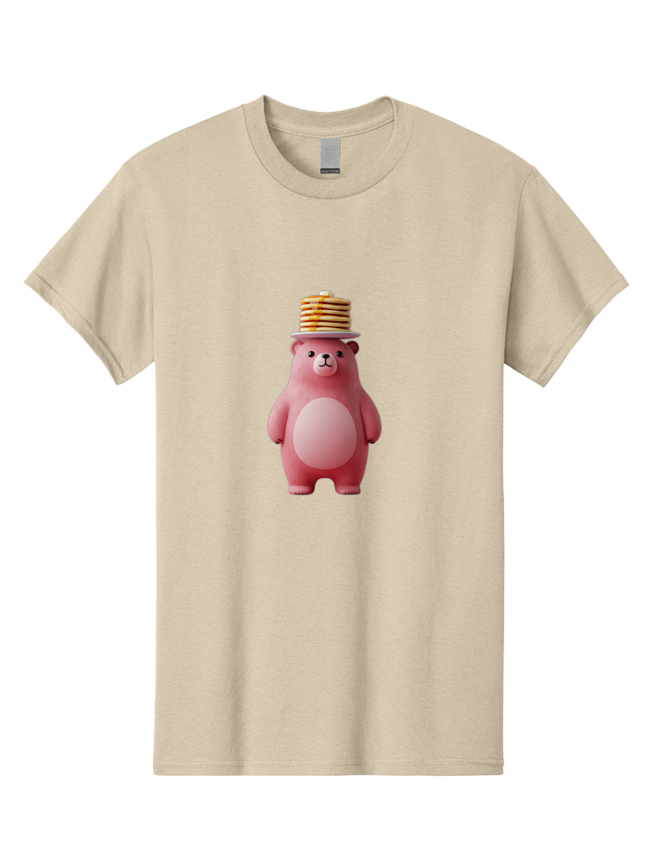 Lotus-Pink-Bear-Pancake Men'S Graphic Tee, 100% Cotton, Comfortable Casual Summer Wear, Machine Washable, Vintage Camera, Old Camera, Antique Camera, Black Camera, Classic Photography, Photography Equipment, Nostalgic Device, Film Camera, Bak845