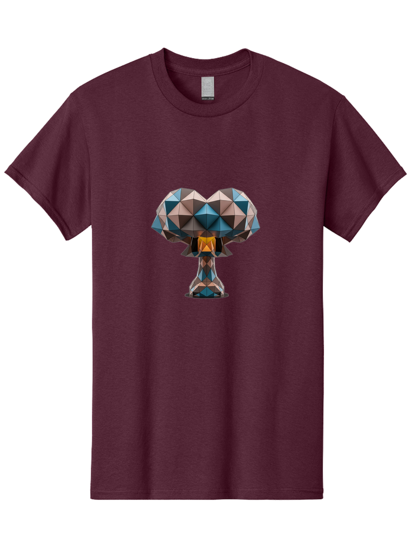 Low-Poly-Mushroom Men'S Graphic Tee, 100% Cotton, Comfortable Casual Summer Wear, Machine Washable, Vintage Camera, Old Camera, Antique Camera, Black Camera, Classic Photography, Photography Equipment, Nostalgic Device, Film Camera, Camera Art Bak848