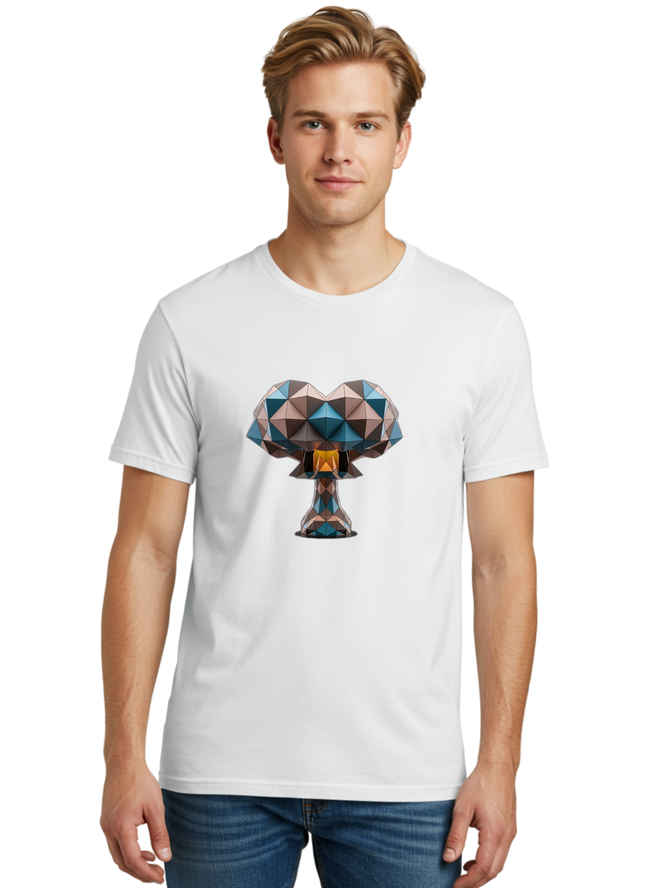 Low-Poly-Mushroom Men'S Graphic Tee, 100% Cotton, Comfortable Casual Summer Wear, Machine Washable, Vintage Camera, Old Camera, Antique Camera, Black Camera, Classic Photography, Photography Equipment, Nostalgic Device, Film Camera, Camera Art Bak848