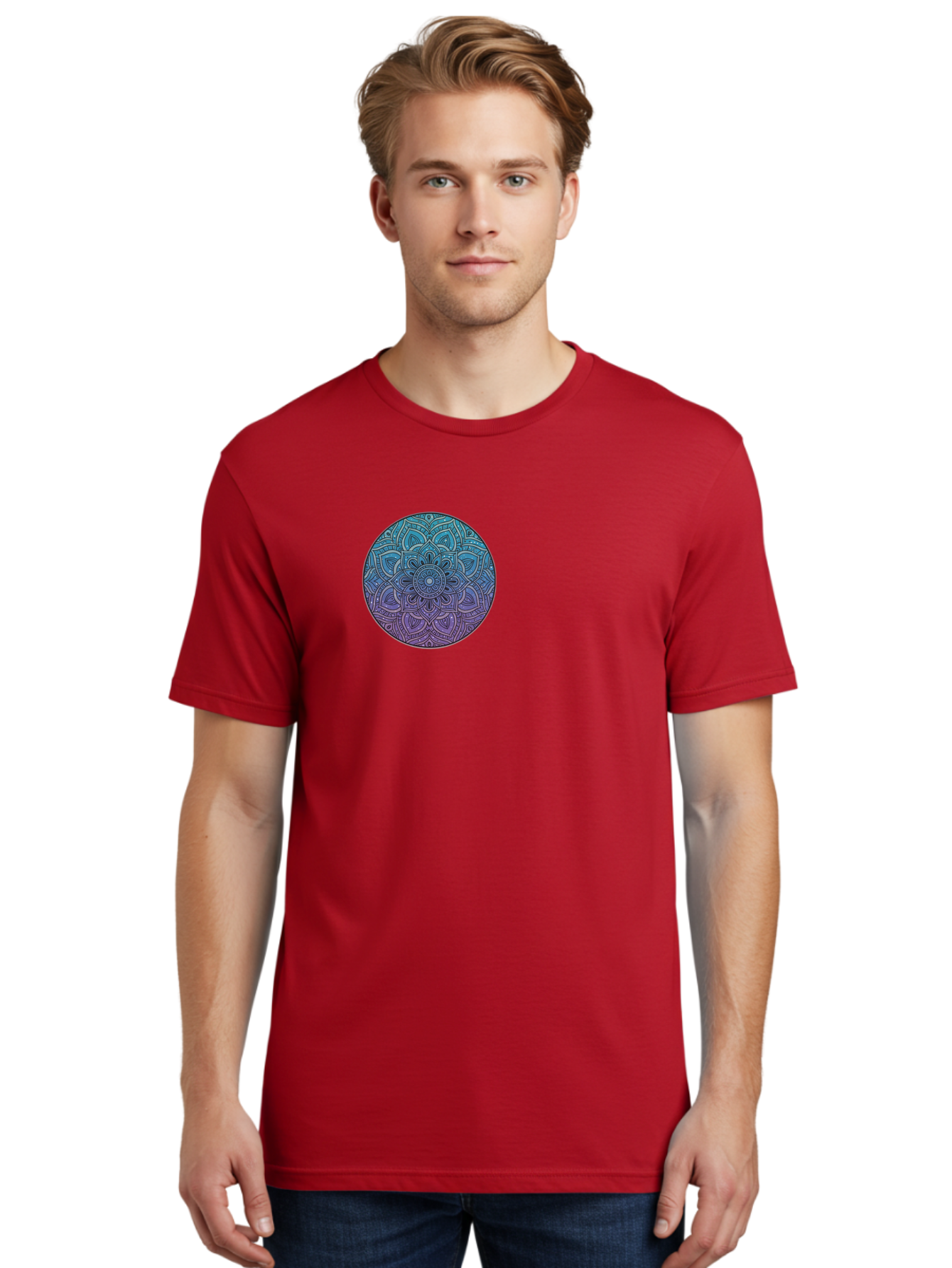 Mandala Men'S Graphic Tee, 100% Cotton, Comfortable Casual Summer Wear, Machine Washable, Vintage Camera, Old Camera, Antique Camera, Black Camera, Classic Photography, Photography Equipment, Nostalgic Device, Film Camera, Camera Art Bak852