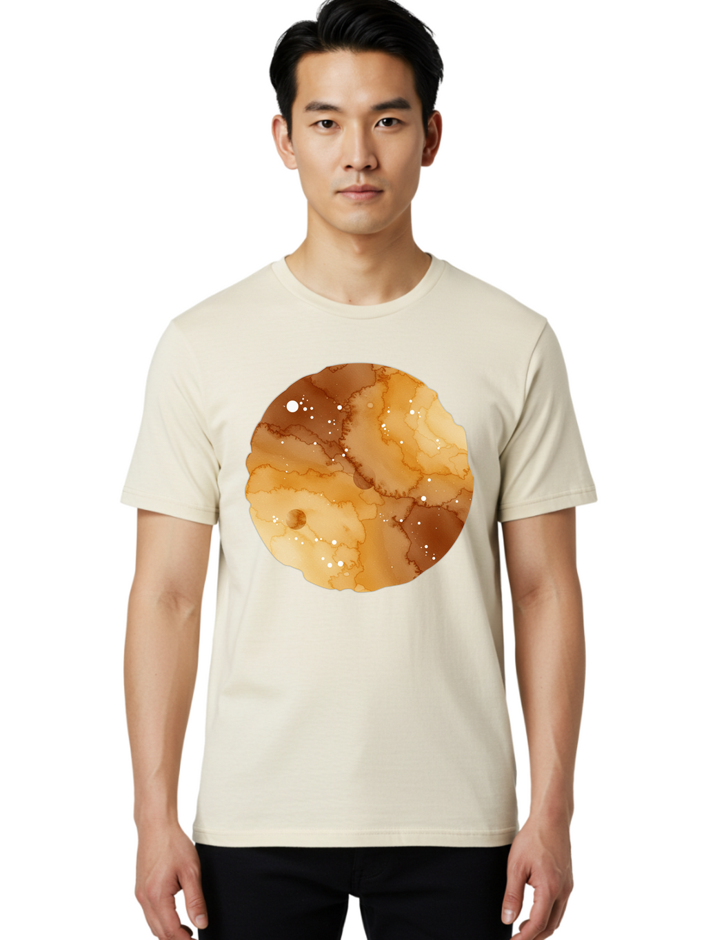 Marble-Circle Men'S Graphic Tee, 100% Cotton, Comfortable Casual Summer Wear, Machine Washable, Vintage Camera, Old Camera, Antique Camera, Black Camera, Classic Photography, Photography Equipment, Nostalgic Device, Film Camera, Camera Art Bak853