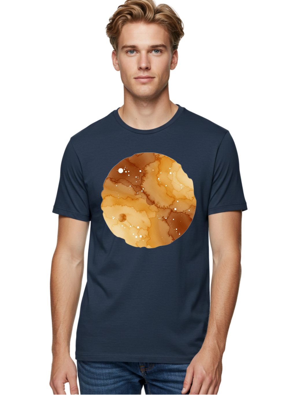 Marble-Circle Men'S Graphic Tee, 100% Cotton, Comfortable Casual Summer Wear, Machine Washable, Vintage Camera, Old Camera, Antique Camera, Black Camera, Classic Photography, Photography Equipment, Nostalgic Device, Film Camera, Camera Art Bak853