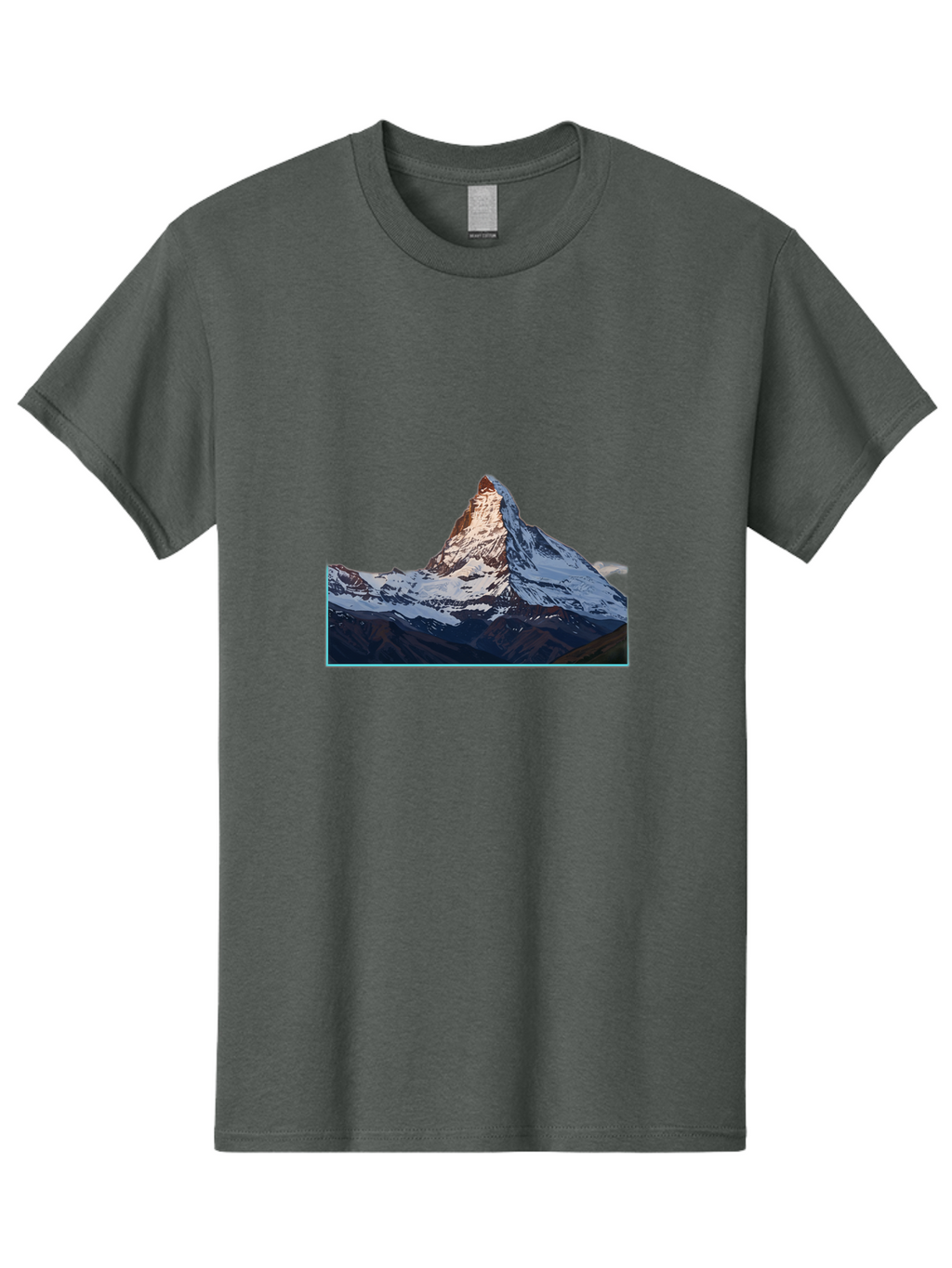 Matterhorn Men'S Graphic Tee, 100% Cotton, Comfortable Casual Summer Wear, Machine Washable, Vintage Camera, Old Camera, Antique Camera, Black Camera, Classic Photography, Photography Equipment, Nostalgic Device, Film Camera, Camera Art Bak855