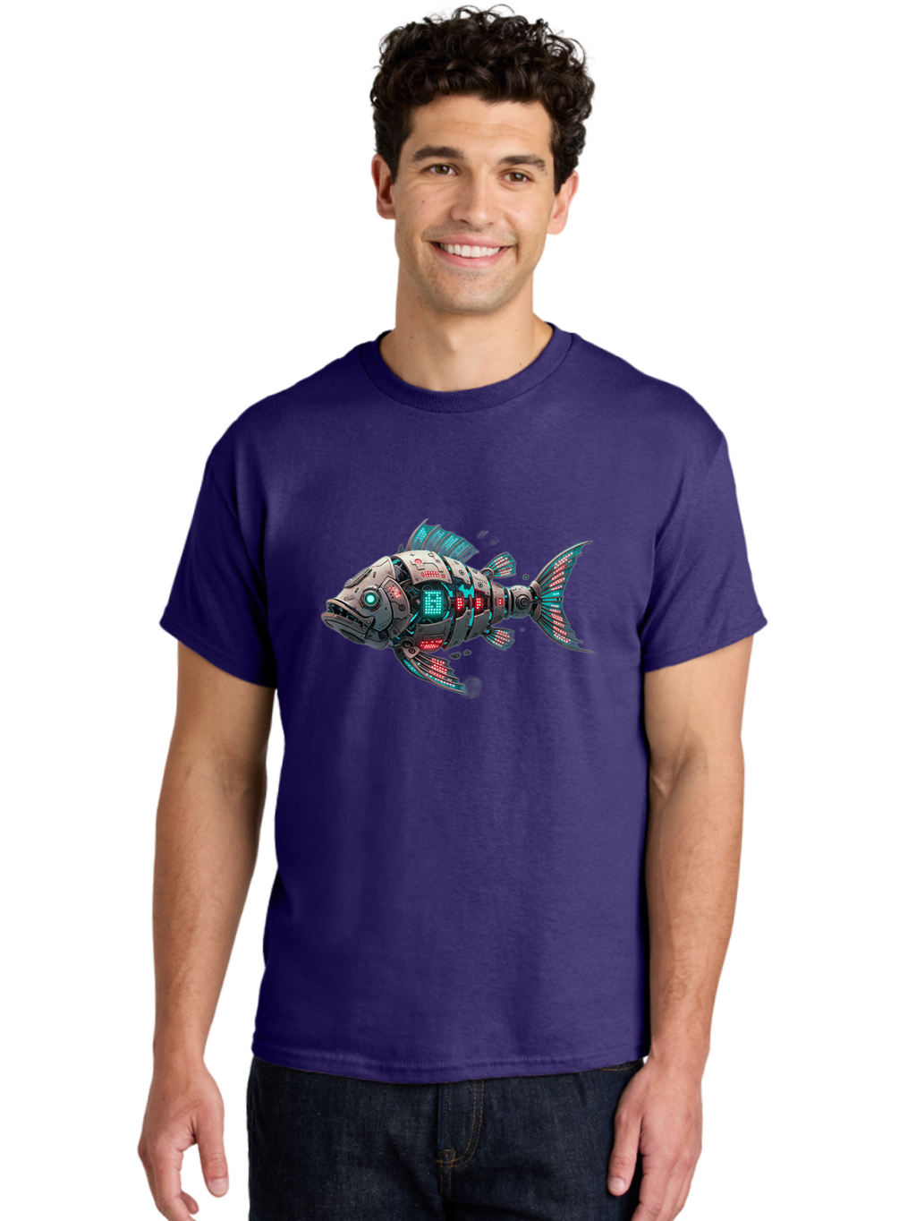 Mechanical-Fish Men'S Graphic Tee, 100% Cotton, Comfortable Casual Summer Wear, Machine Washable, Vintage Camera, Old Camera, Antique Camera, Black Camera, Classic Photography, Photography Equipment, Nostalgic Device, Film Camera, Camera Art Bak858