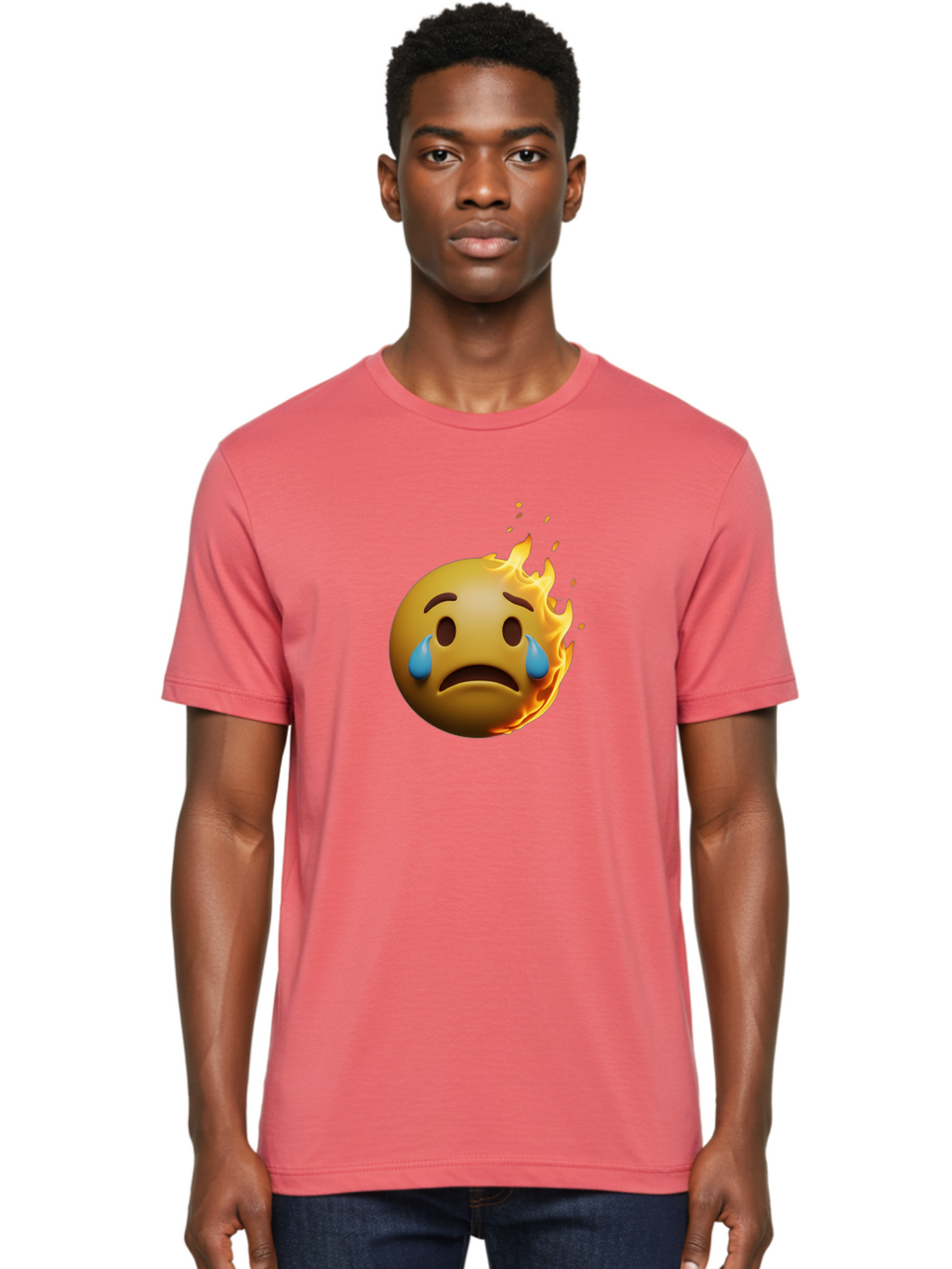 Melting-Face-Emoji-3 Men'S Graphic Tee, 100% Cotton, Comfortable Casual Summer Wear, Machine Washable, Vintage Camera, Old Camera, Antique Camera, Black Camera, Classic Photography, Photography Equipment, Nostalgic Device, Film Camera, Bak866