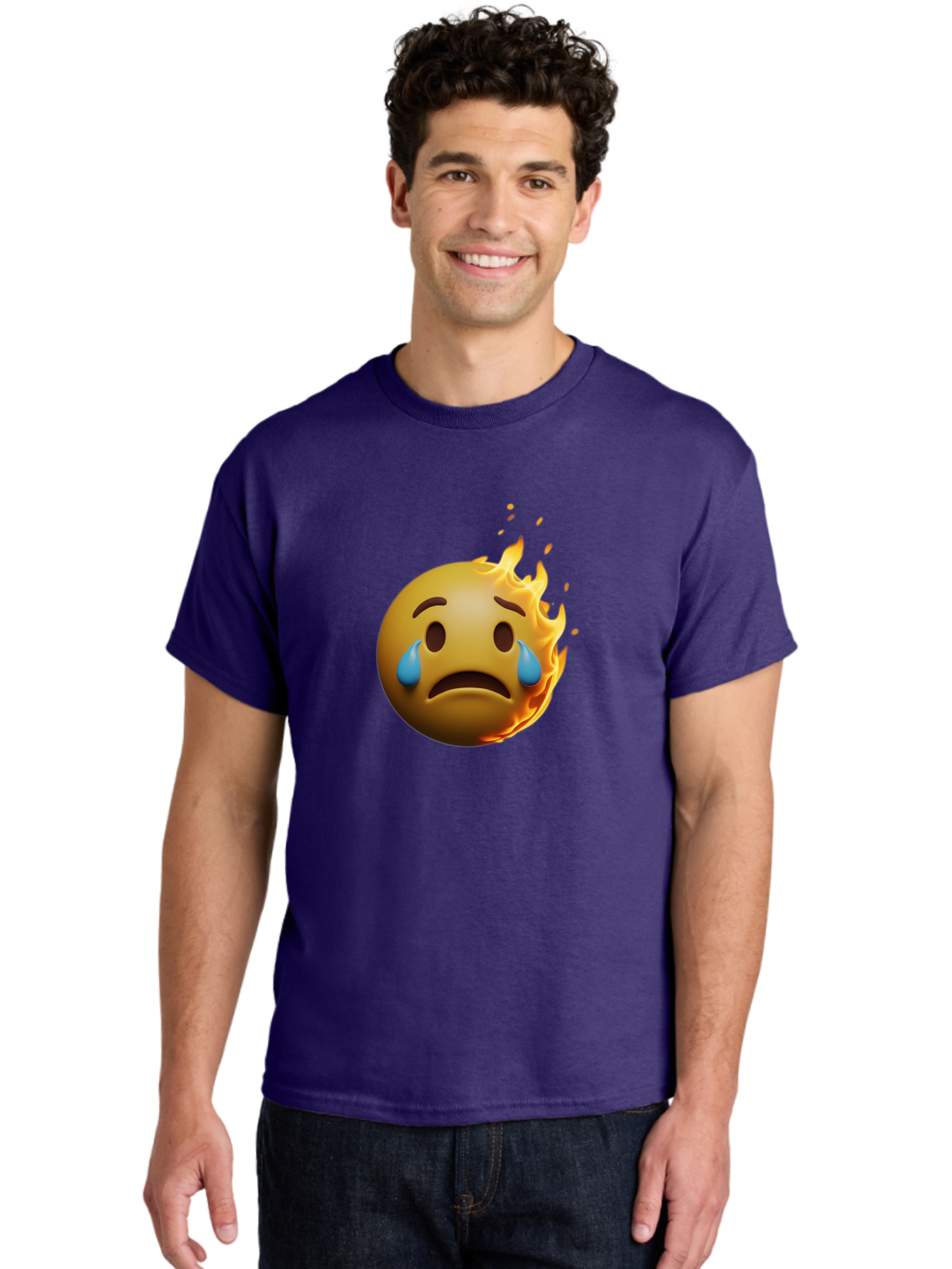 Melting-Face-Emoji-3 Men'S Graphic Tee, 100% Cotton, Comfortable Casual Summer Wear, Machine Washable, Vintage Camera, Old Camera, Antique Camera, Black Camera, Classic Photography, Photography Equipment, Nostalgic Device, Film Camera, Bak866