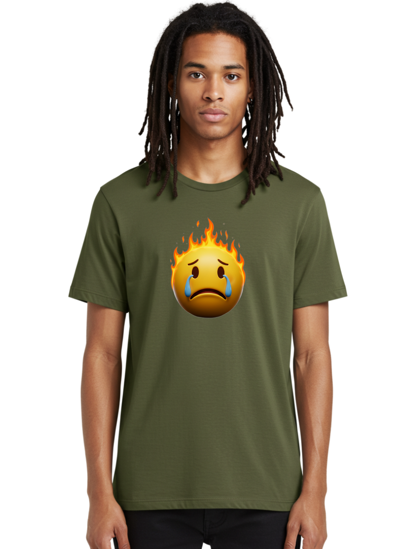 Melting-Face-Emoji Men'S Graphic Tee, 100% Cotton, Comfortable Casual Summer Wear, Machine Washable, Vintage Camera, Old Camera, Antique Camera, Black Camera, Classic Photography, Photography Equipment, Nostalgic Device, Film Camera, Bak868