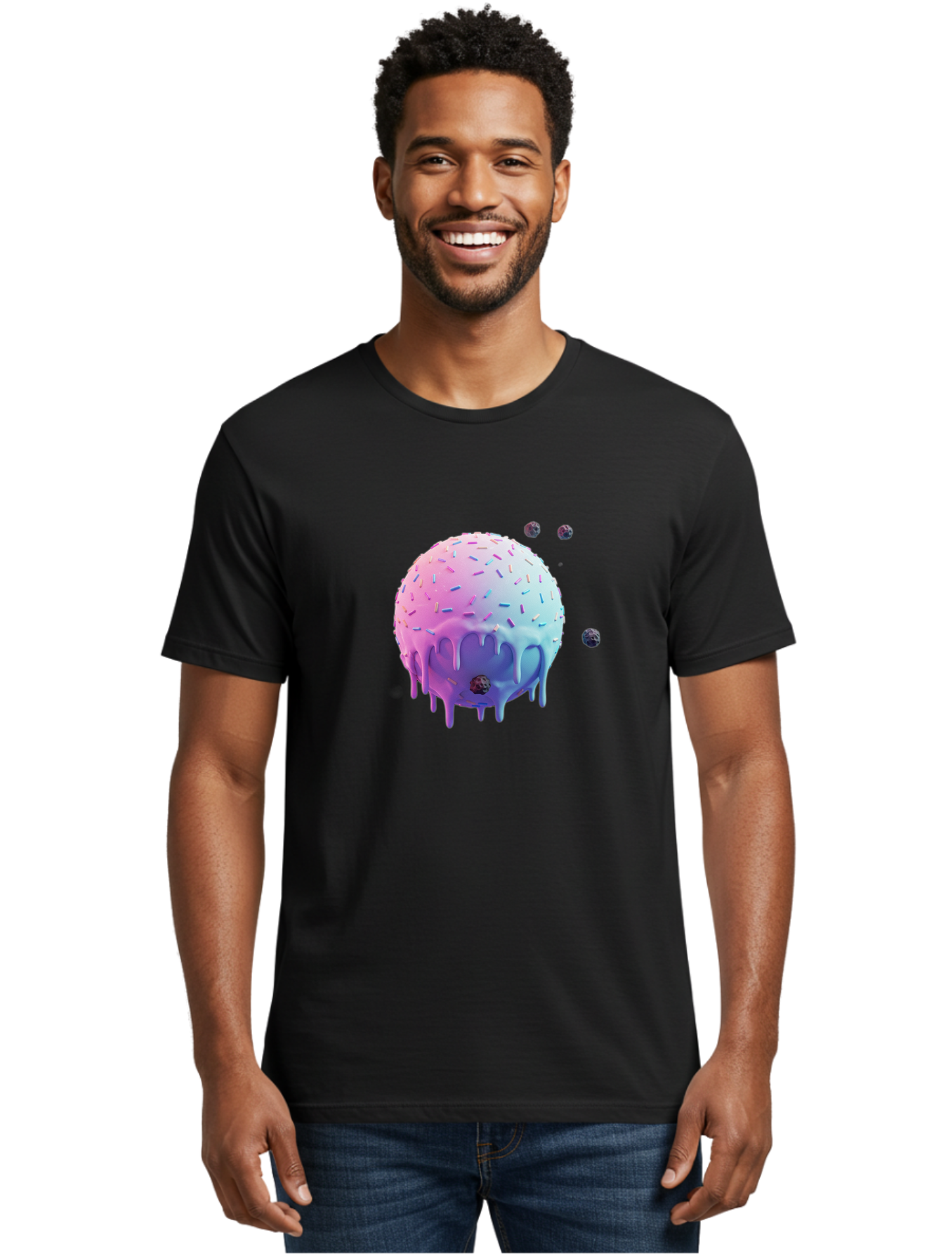 Melting-Ice-Cream Men'S Graphic Tee, 100% Cotton, Comfortable Casual Summer Wear, Machine Washable, Vintage Camera, Old Camera, Antique Camera, Black Camera, Classic Photography, Photography Equipment, Nostalgic Device, Film Camera, Camera Art Bak870