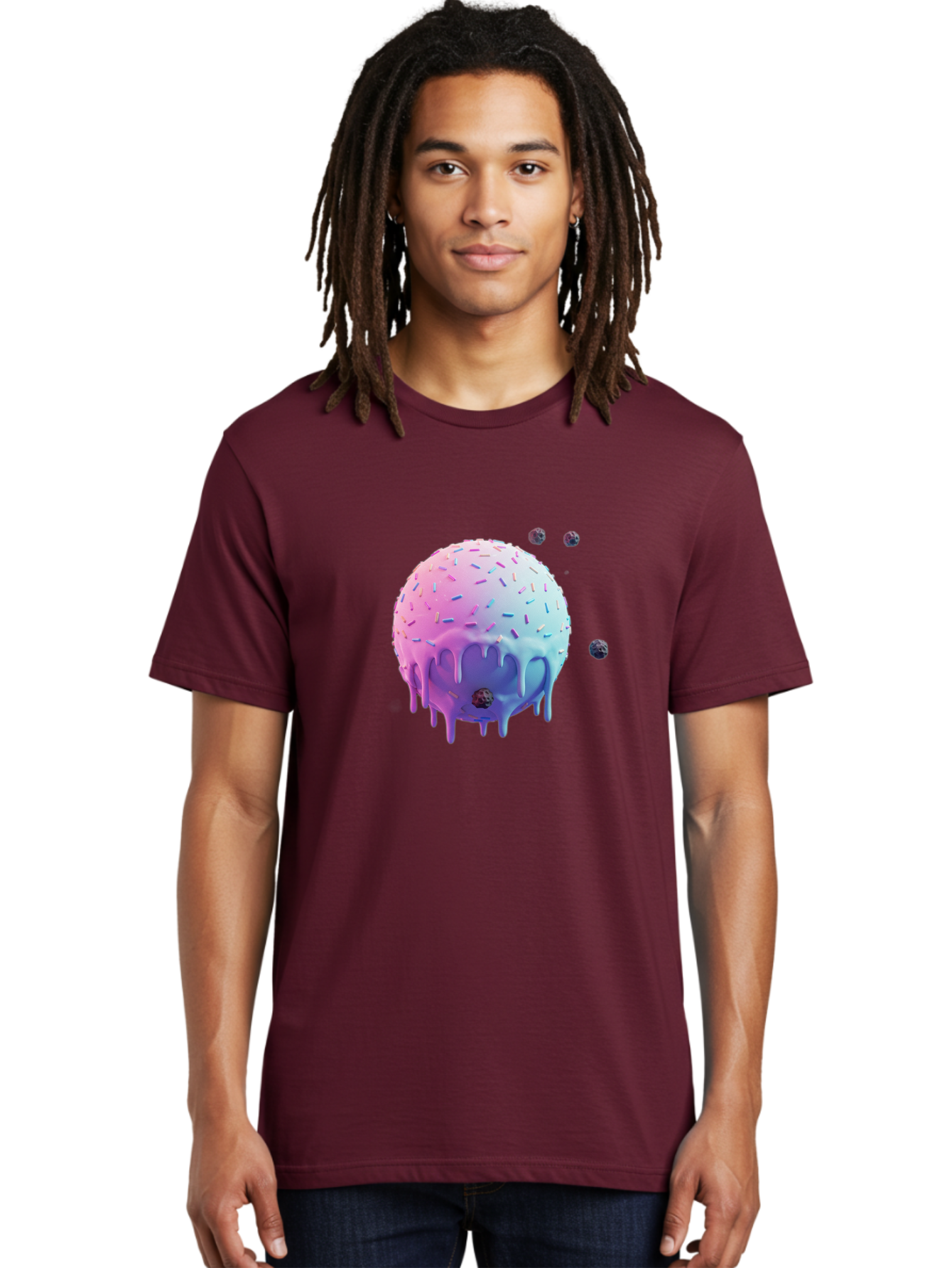 Melting-Ice-Cream Men'S Graphic Tee, 100% Cotton, Comfortable Casual Summer Wear, Machine Washable, Vintage Camera, Old Camera, Antique Camera, Black Camera, Classic Photography, Photography Equipment, Nostalgic Device, Film Camera, Camera Art Bak870