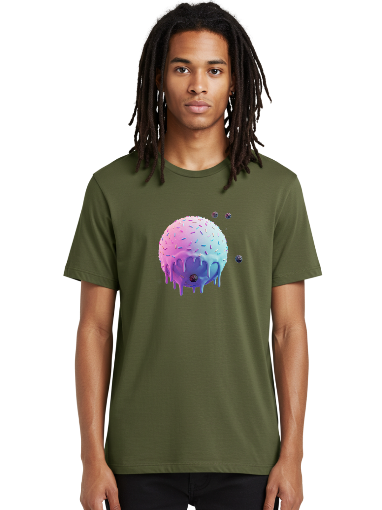 Melting-Ice-Cream Men'S Graphic Tee, 100% Cotton, Comfortable Casual Summer Wear, Machine Washable, Vintage Camera, Old Camera, Antique Camera, Black Camera, Classic Photography, Photography Equipment, Nostalgic Device, Film Camera, Camera Art Bak870