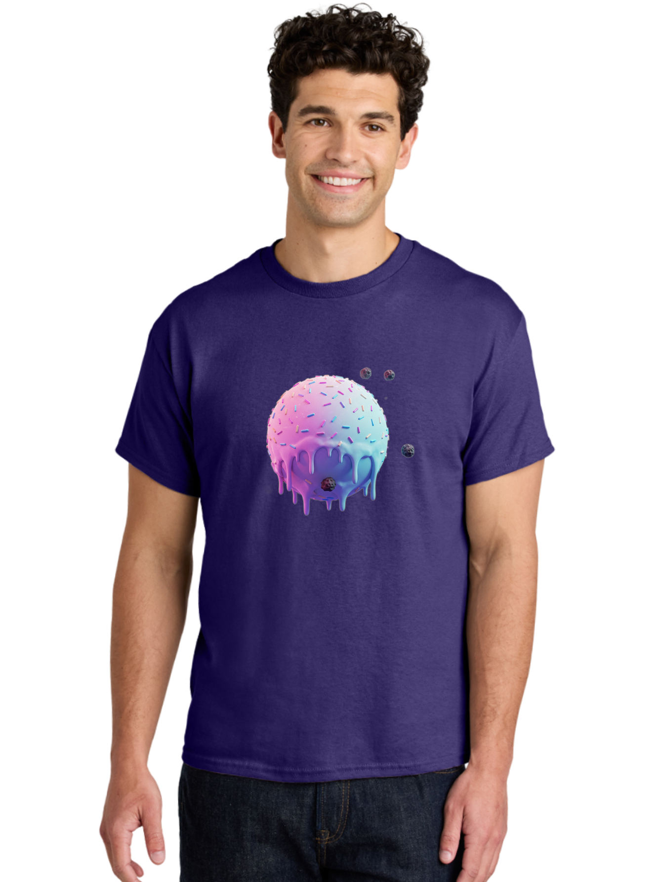 Melting-Ice-Cream Men'S Graphic Tee, 100% Cotton, Comfortable Casual Summer Wear, Machine Washable, Vintage Camera, Old Camera, Antique Camera, Black Camera, Classic Photography, Photography Equipment, Nostalgic Device, Film Camera, Camera Art Bak870