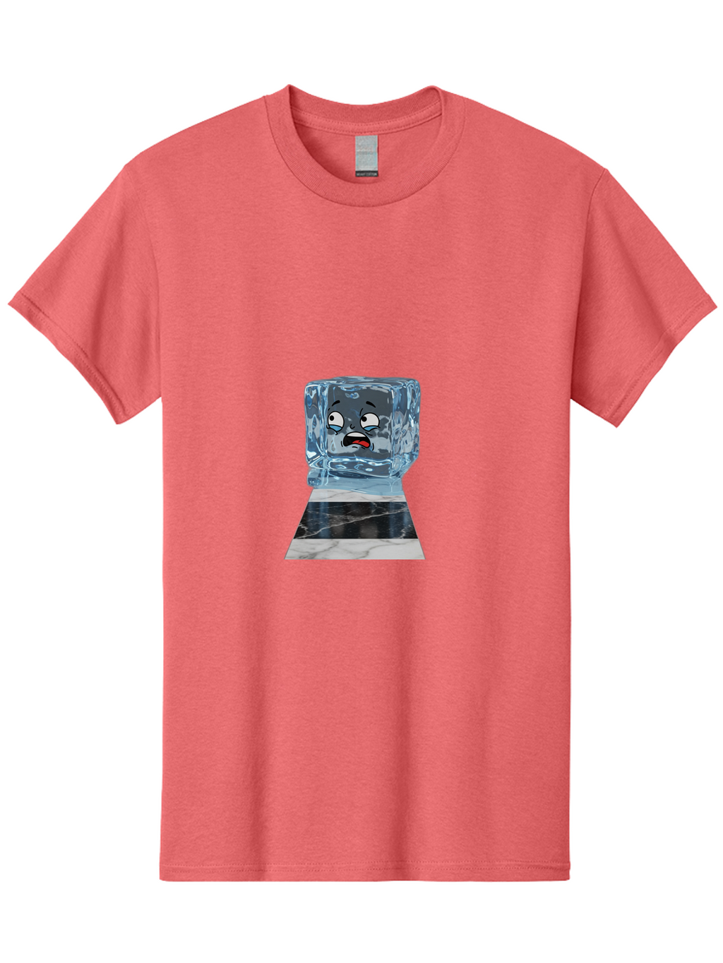 Melting-Ice-Cube-2 Men'S Graphic Tee, 100% Cotton, Comfortable Casual Summer Wear, Machine Washable, Vintage Camera, Old Camera, Antique Camera, Black Camera, Classic Photography, Photography Equipment, Nostalgic Device, Film Camera, Bak872