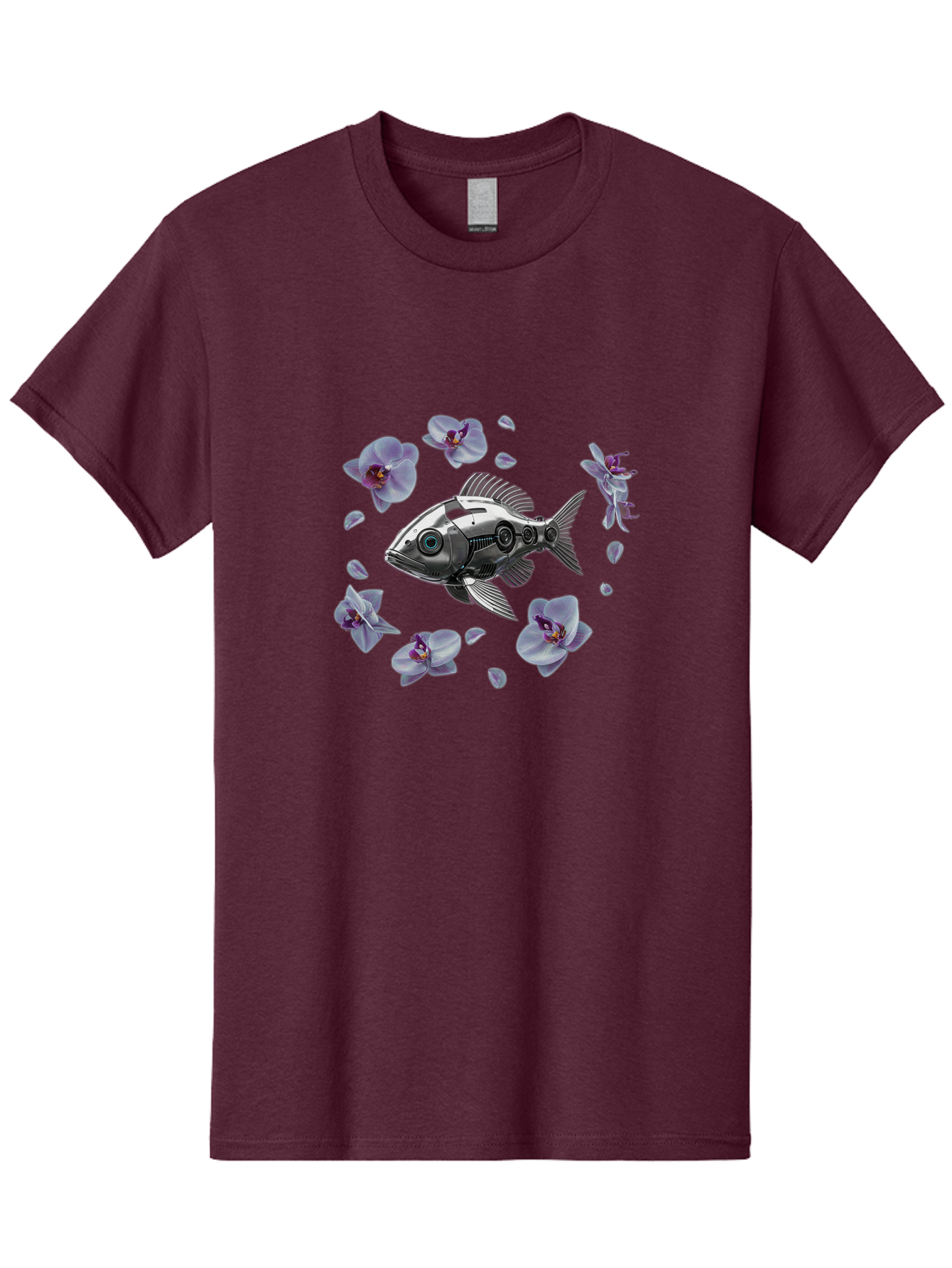 Metal-Fish-Orchid Men'S Graphic Tee, 100% Cotton, Comfortable Casual Summer Wear, Machine Washable, Vintage Camera, Old Camera, Antique Camera, Black Camera, Classic Photography, Photography Equipment, Nostalgic Device, Film Camera, Camera Art Bak877