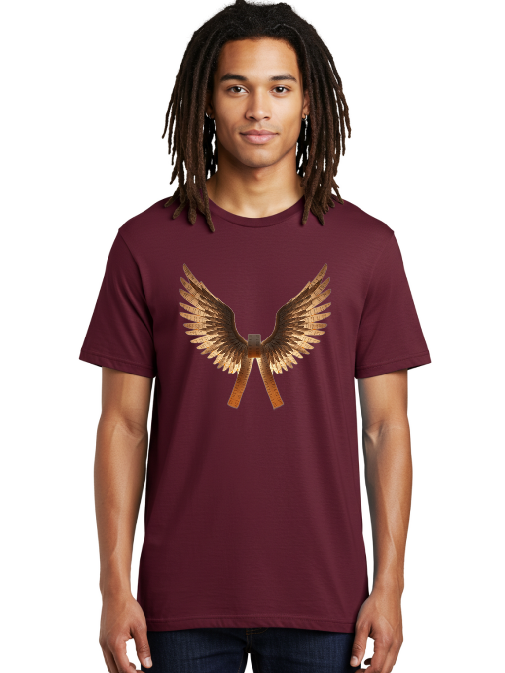 Metallic-Bird-Wings Men'S Graphic Tee, 100% Cotton, Comfortable Casual Summer Wear, Machine Washable, Vintage Camera, Old Camera, Antique Camera, Black Camera, Classic Photography, Photography Equipment, Nostalgic Device, Film Camera, Bak880