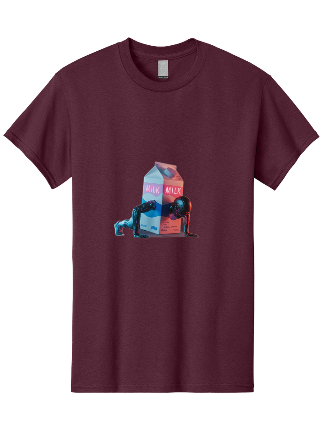 Milk-1 Men'S Graphic Tee, 100% Cotton, Comfortable Casual Summer Wear, Machine Washable, Vintage Camera, Old Camera, Antique Camera, Black Camera, Classic Photography, Photography Equipment, Nostalgic Device, Film Camera, Camera Art Bak884