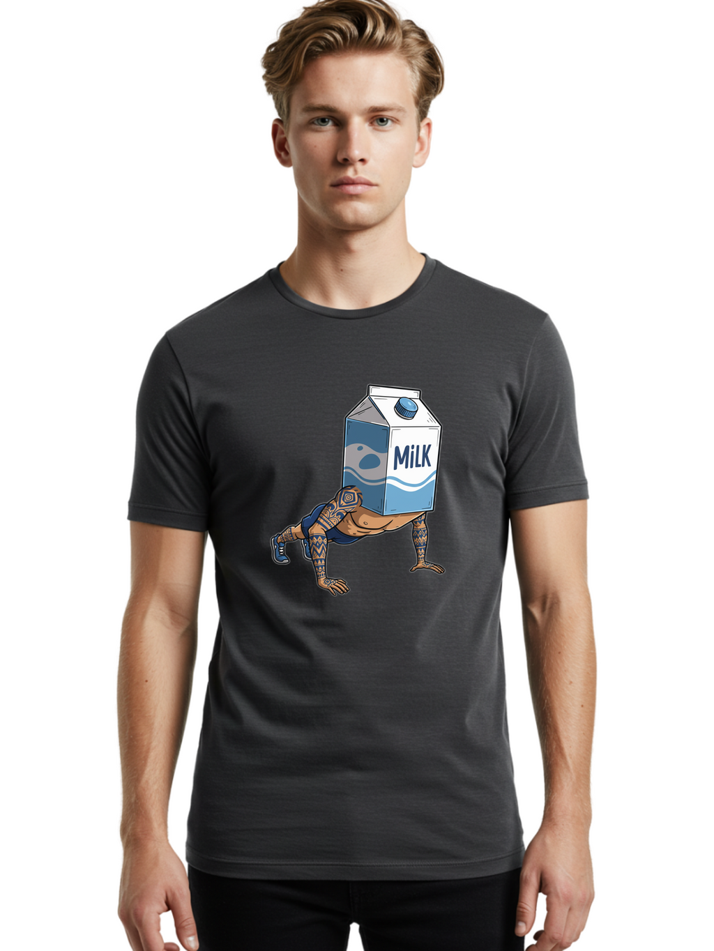 Milk-2 Men'S Graphic Tee, 100% Cotton, Comfortable Casual Summer Wear, Machine Washable, Vintage Camera, Old Camera, Antique Camera, Black Camera, Classic Photography, Photography Equipment, Nostalgic Device, Film Camera, Camera Art Bak885
