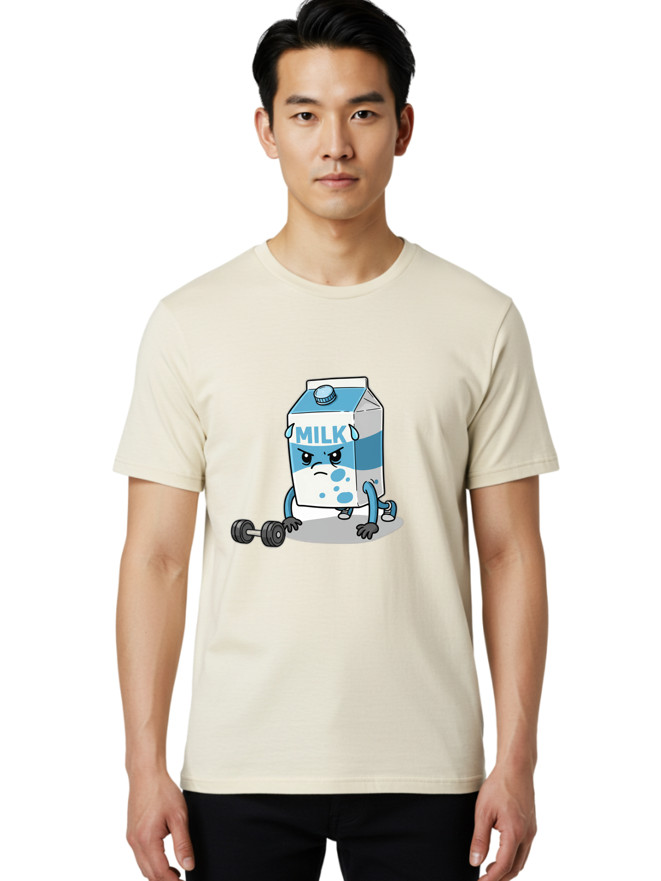 Milk Men'S Graphic Tee, 100% Cotton, Comfortable Casual Summer Wear, Machine Washable, Vintage Camera, Old Camera, Antique Camera, Black Camera, Classic Photography, Photography Equipment, Nostalgic Device, Film Camera, Camera Art Bak886