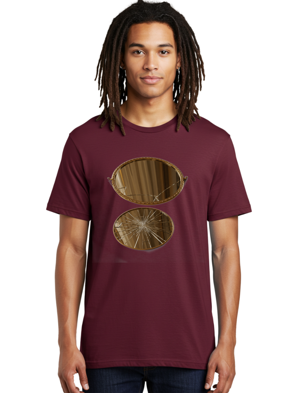 Mirrored-Trays Men'S Graphic Tee, 100% Cotton, Comfortable Casual Summer Wear, Machine Washable, Vintage Camera, Old Camera, Antique Camera, Black Camera, Classic Photography, Photography Equipment, Nostalgic Device, Film Camera, Camera Art Bak888