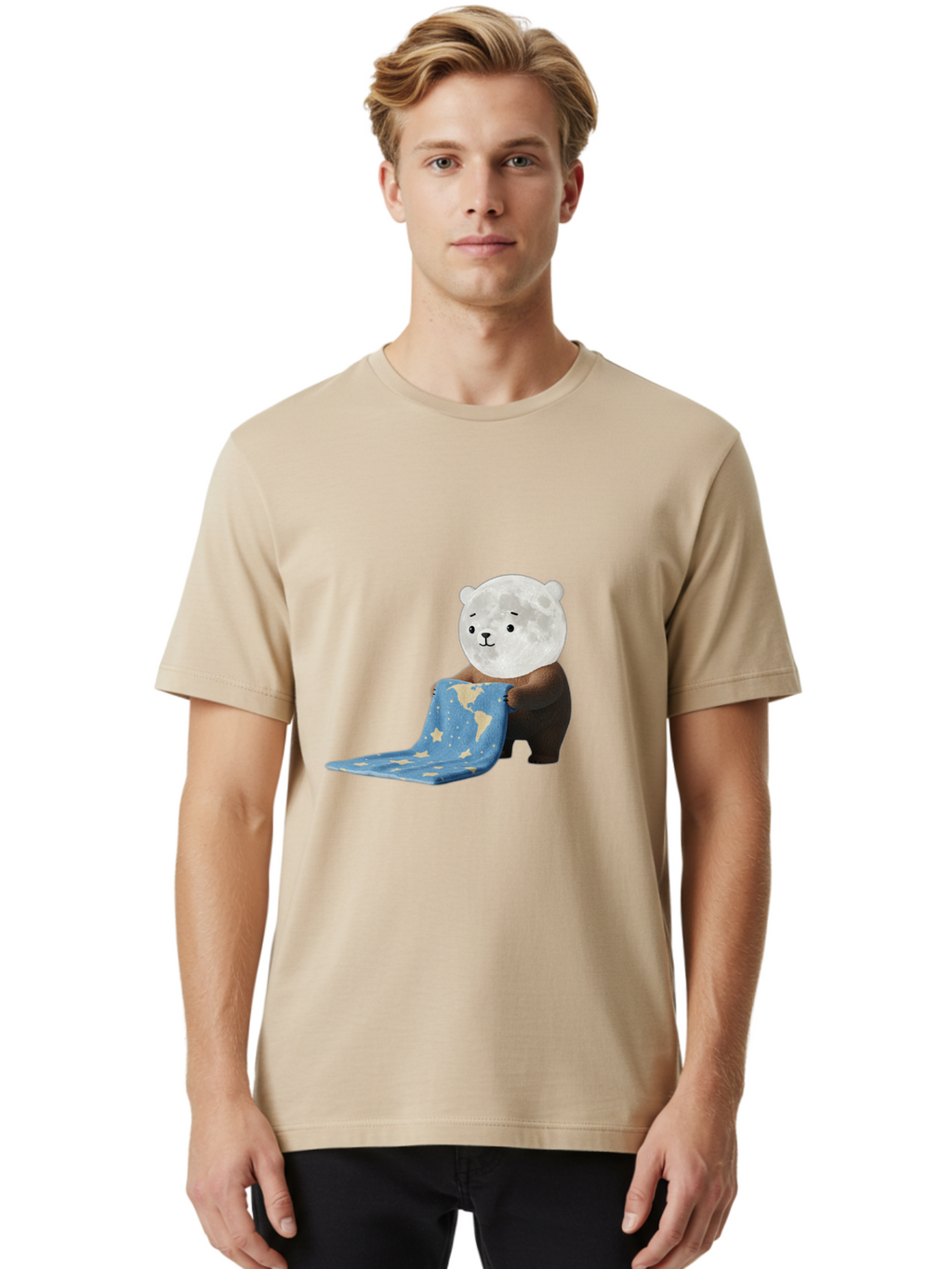 Moon-Bear Men'S Graphic Tee, 100% Cotton, Comfortable Casual Summer Wear, Machine Washable, Vintage Camera, Old Camera, Antique Camera, Black Camera, Classic Photography, Photography Equipment, Nostalgic Device, Film Camera, Camera Art Bak891