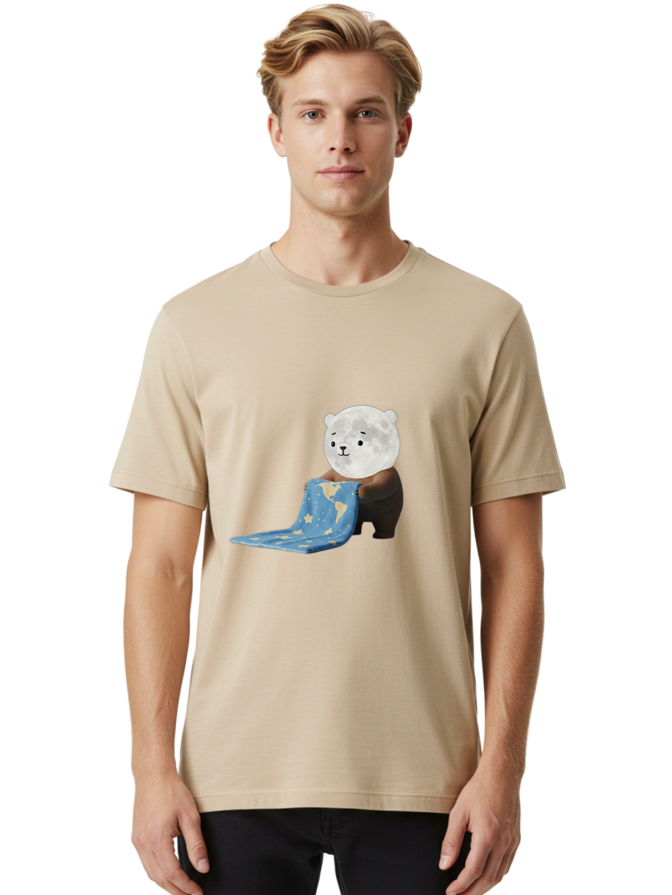 Moon-Bear Men'S Graphic Tee, 100% Cotton, Comfortable Casual Summer Wear, Machine Washable, Vintage Camera, Old Camera, Antique Camera, Black Camera, Classic Photography, Photography Equipment, Nostalgic Device, Film Camera, Camera Art Bak891