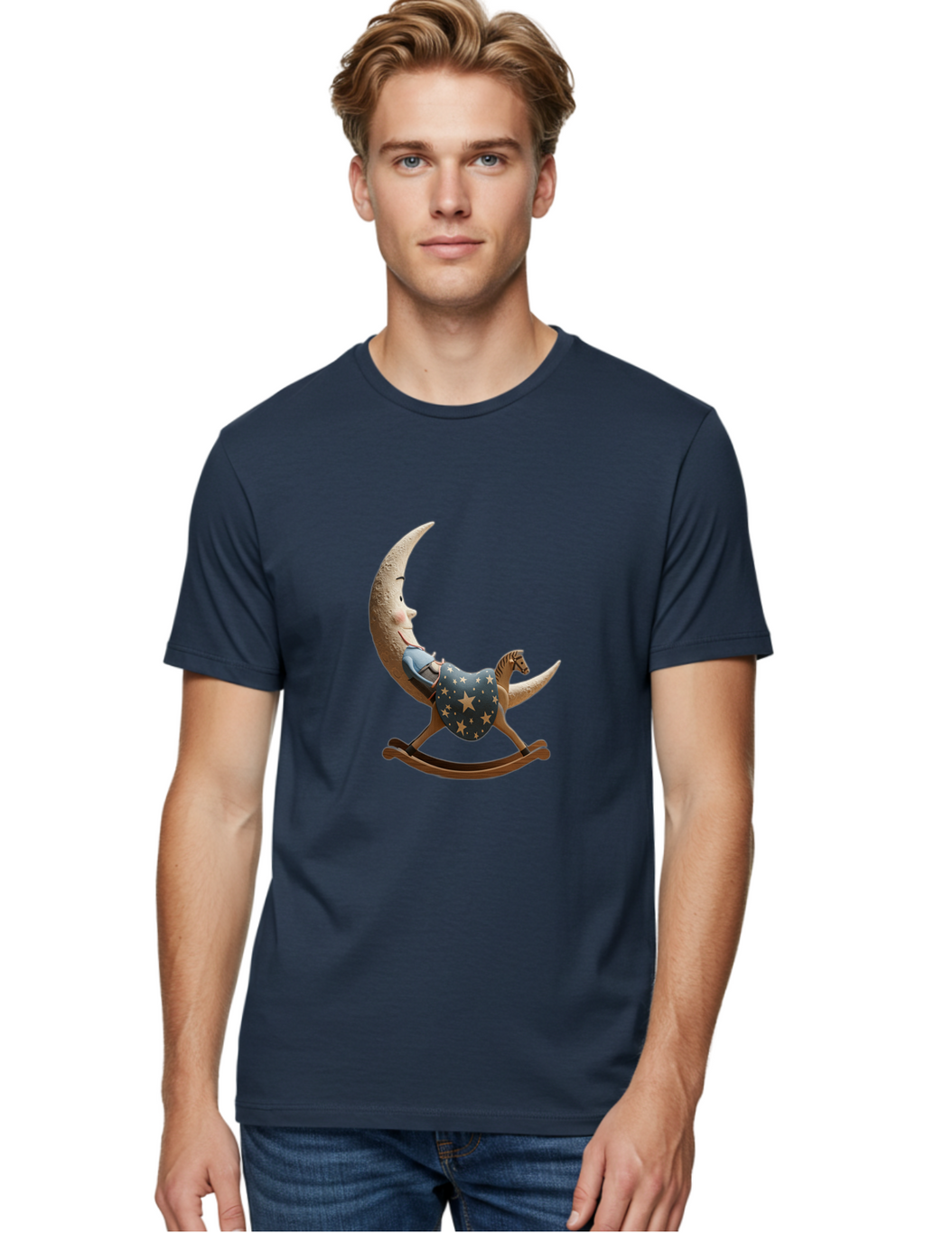 Moon-Child-Rocking-Horse Men'S Graphic Tee, 100% Cotton, Comfortable Casual Summer Wear, Machine Washable, Vintage Camera, Old Camera, Antique Camera, Black Camera, Classic Photography, Photography Equipment, Nostalgic Device, Film Camera, Bak893