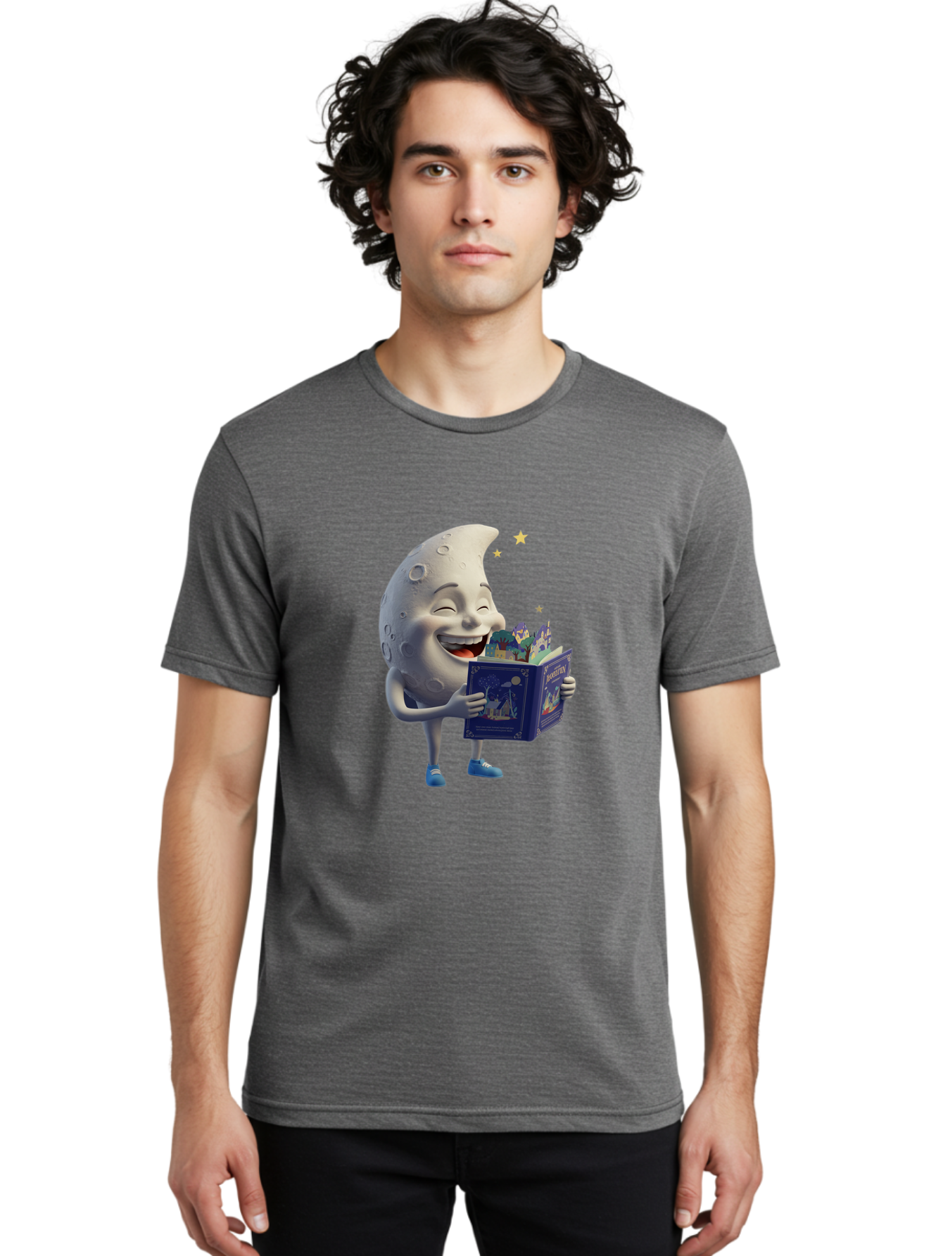 Moon-Reading-Adventure Men'S Graphic Tee, 100% Cotton, Comfortable Casual Summer Wear, Machine Washable, Vintage Camera, Old Camera, Antique Camera, Black Camera, Classic Photography, Photography Equipment, Nostalgic Device, Film Camera, Bak895