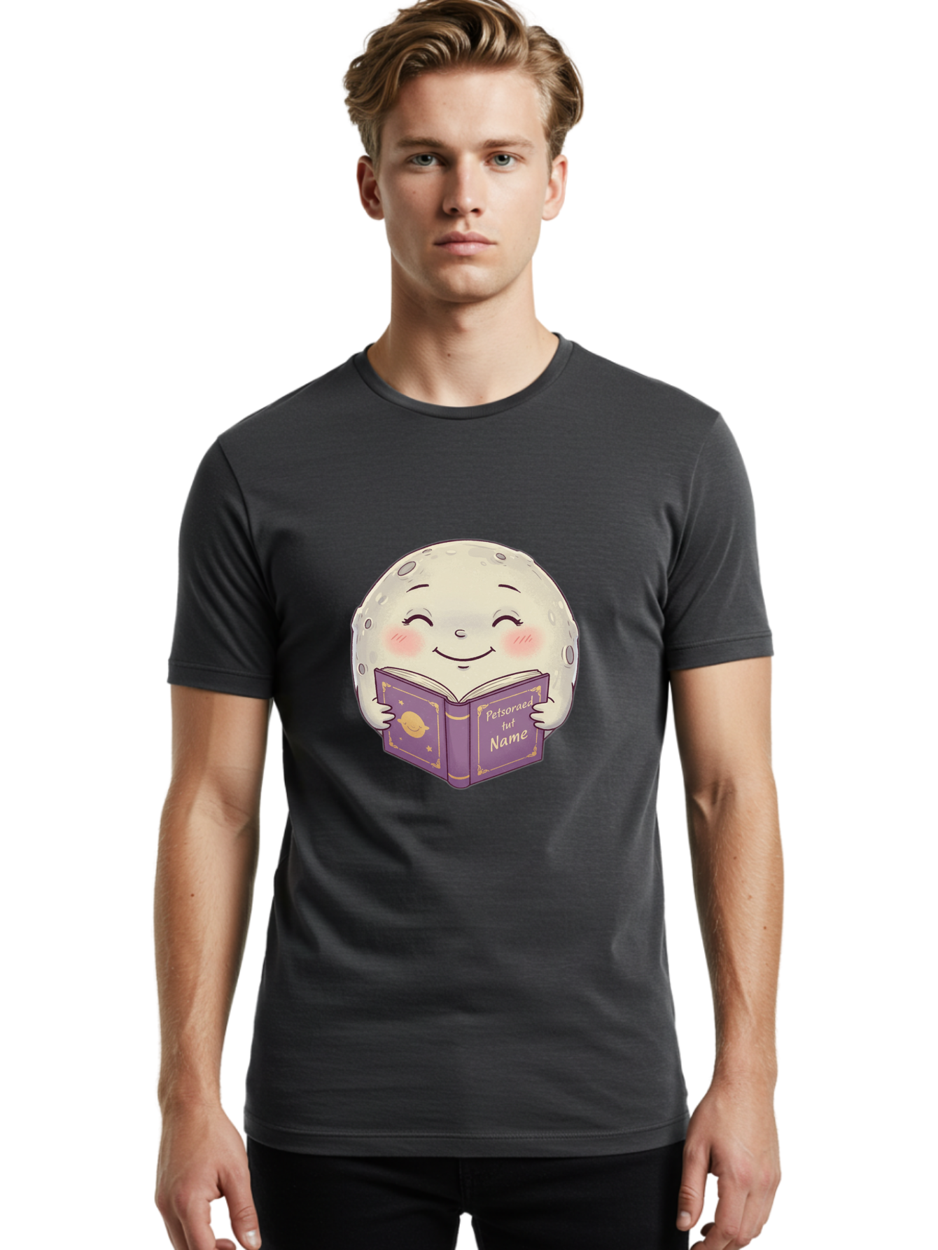Moon-Reading Men'S Graphic Tee, 100% Cotton, Comfortable Casual Summer Wear, Machine Washable, Vintage Camera, Old Camera, Antique Camera, Black Camera, Classic Photography, Photography Equipment, Nostalgic Device, Film Camera, Camera Art Bak897