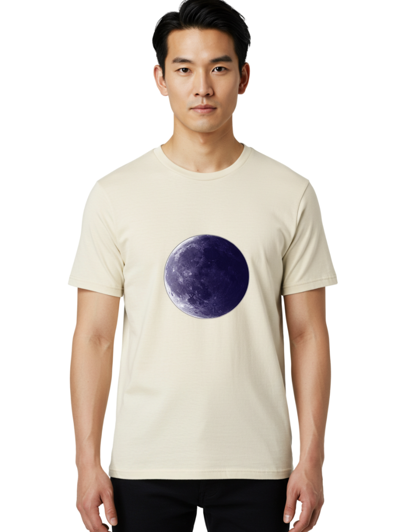 Moon Men'S Graphic Tee, 100% Cotton, Comfortable Casual Summer Wear, Machine Washable, Vintage Camera, Old Camera, Antique Camera, Black Camera, Classic Photography, Photography Equipment, Nostalgic Device, Film Camera, Camera Art Bak901