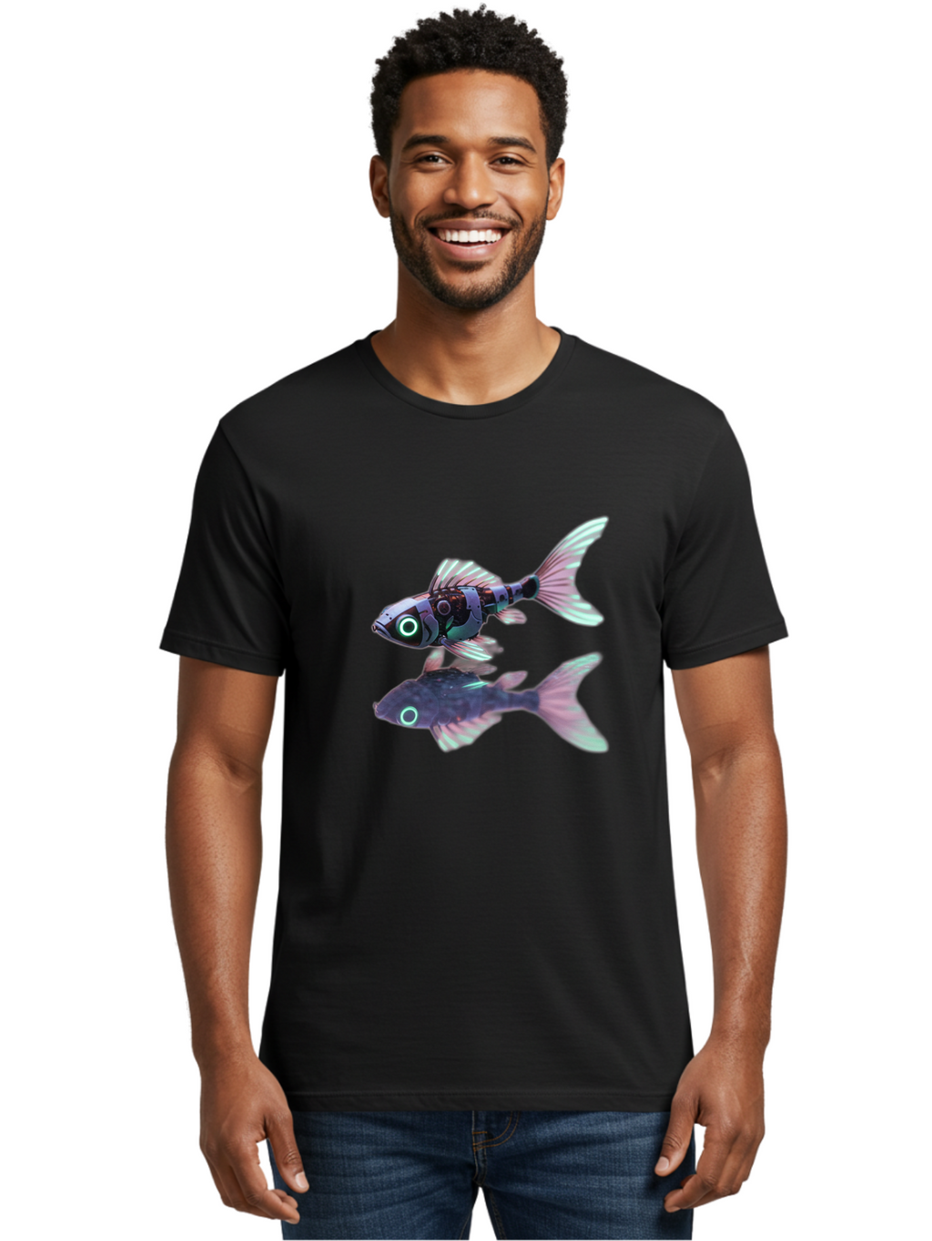 Moore-Ball-Tetra-Fish Men'S Graphic Tee, 100% Cotton, Comfortable Casual Summer Wear, Machine Washable, Vintage Camera, Old Camera, Antique Camera, Black Camera, Classic Photography, Photography Equipment, Nostalgic Device, Film Camera, Bak902
