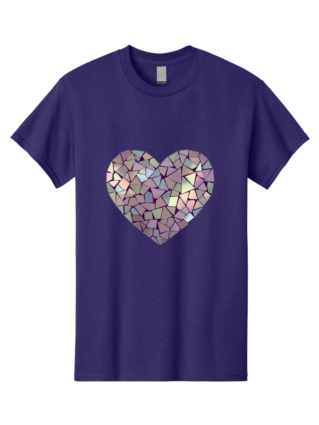 Mosaic-Heart Men'S Graphic Tee, 100% Cotton, Comfortable Casual Summer Wear, Machine Washable, Vintage Camera, Old Camera, Antique Camera, Black Camera, Classic Photography, Photography Equipment, Nostalgic Device, Film Camera, Camera Art Bak906