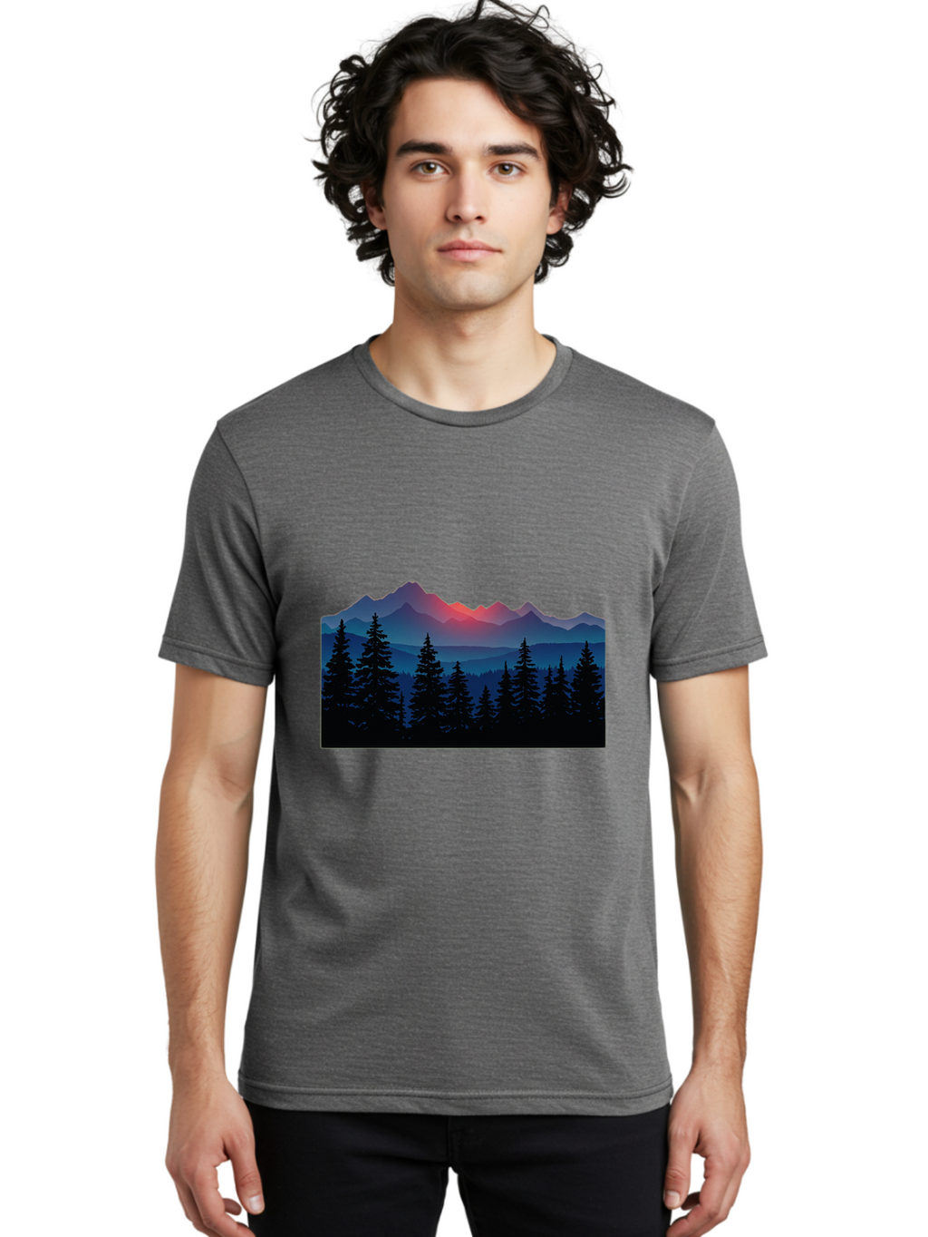 Mountain-Landscape Men'S Graphic Tee, 100% Cotton, Comfortable Casual Summer Wear, Machine Washable, Vintage Camera, Old Camera, Antique Camera, Black Camera, Classic Photography, Photography Equipment, Nostalgic Device, Film Camera, Bak910